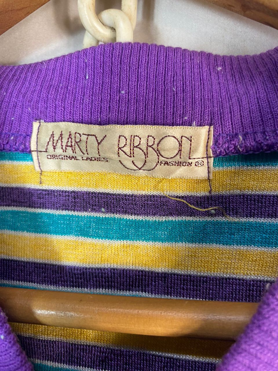 Japanese Brand Marty ribbon multicolor stripe sweatshirt Size S / US 4 / IT 40 - 5 Thumbnail