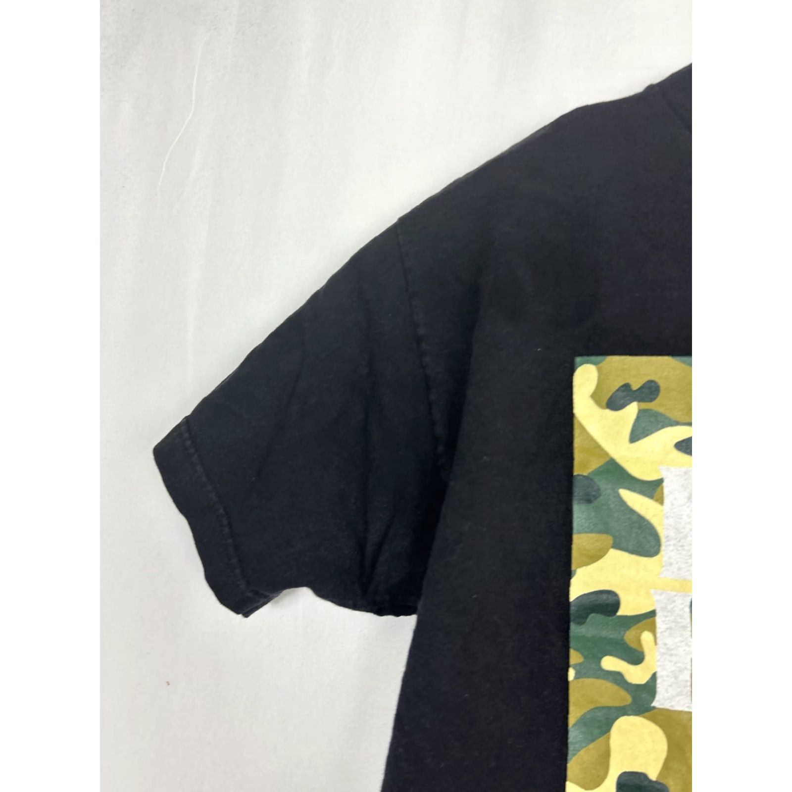 Vintage Lurk Hard T-Shirt Mens Small Black Camouflage Graphic Short Sleeve Shirt Size US S / EU 44-46 / 1 - 2 Thumbnail