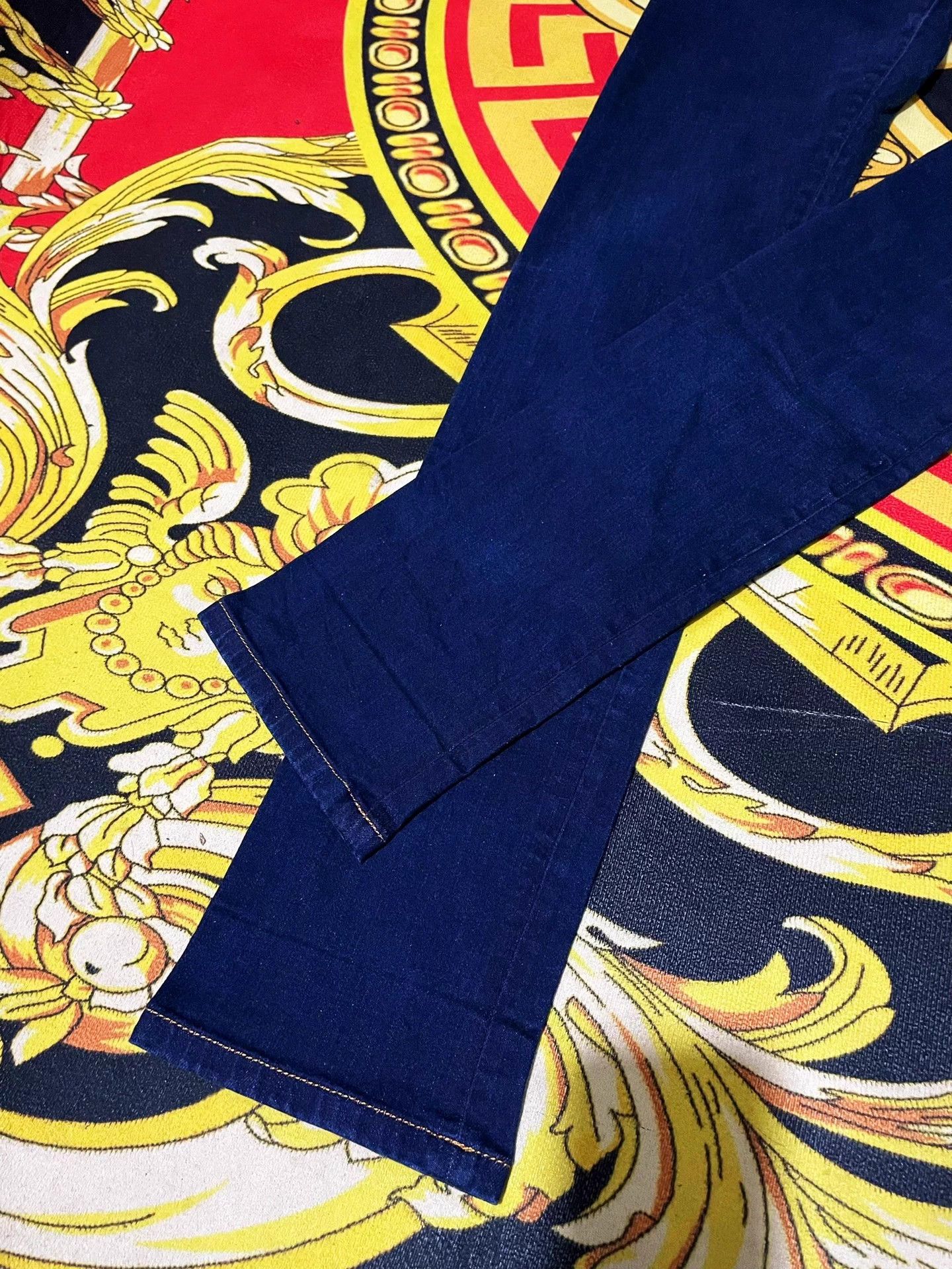 Versace Versace Main Line Rolled Cuff Knit Denim 31 Size US 31 - 6 Thumbnail