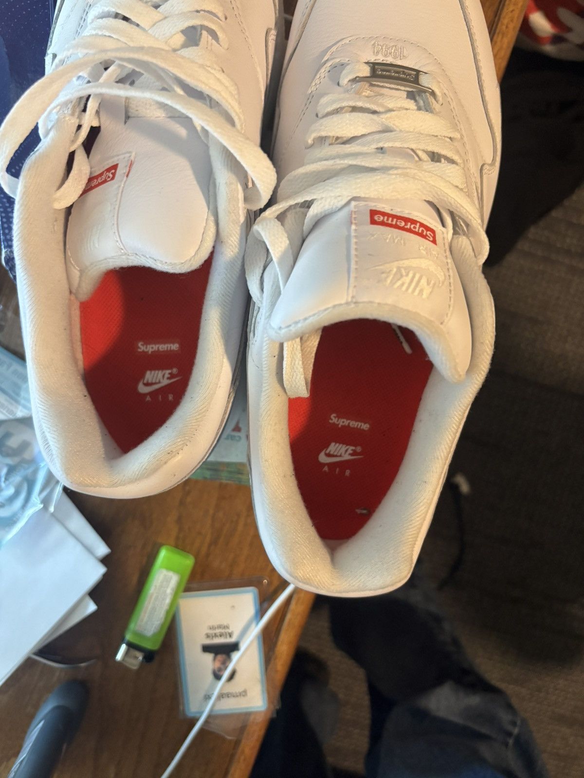 Nike × Supreme Supreme Air Max 1 Size US 9.5 / EU 42-43 - 4 Thumbnail