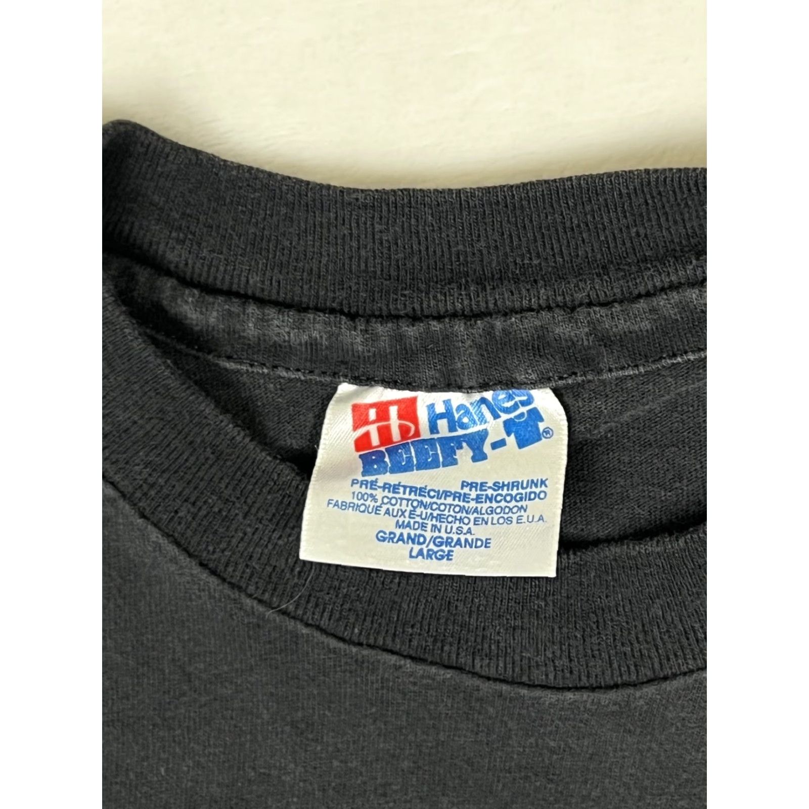 Hanes VINTAGE Hanes T-Shirt Strike First Maui Soccer Session 90s Black Short Sleeve Crew Neck Size L Men Mens Size US L / EU 52-54 / 3 - 4 Thumbnail