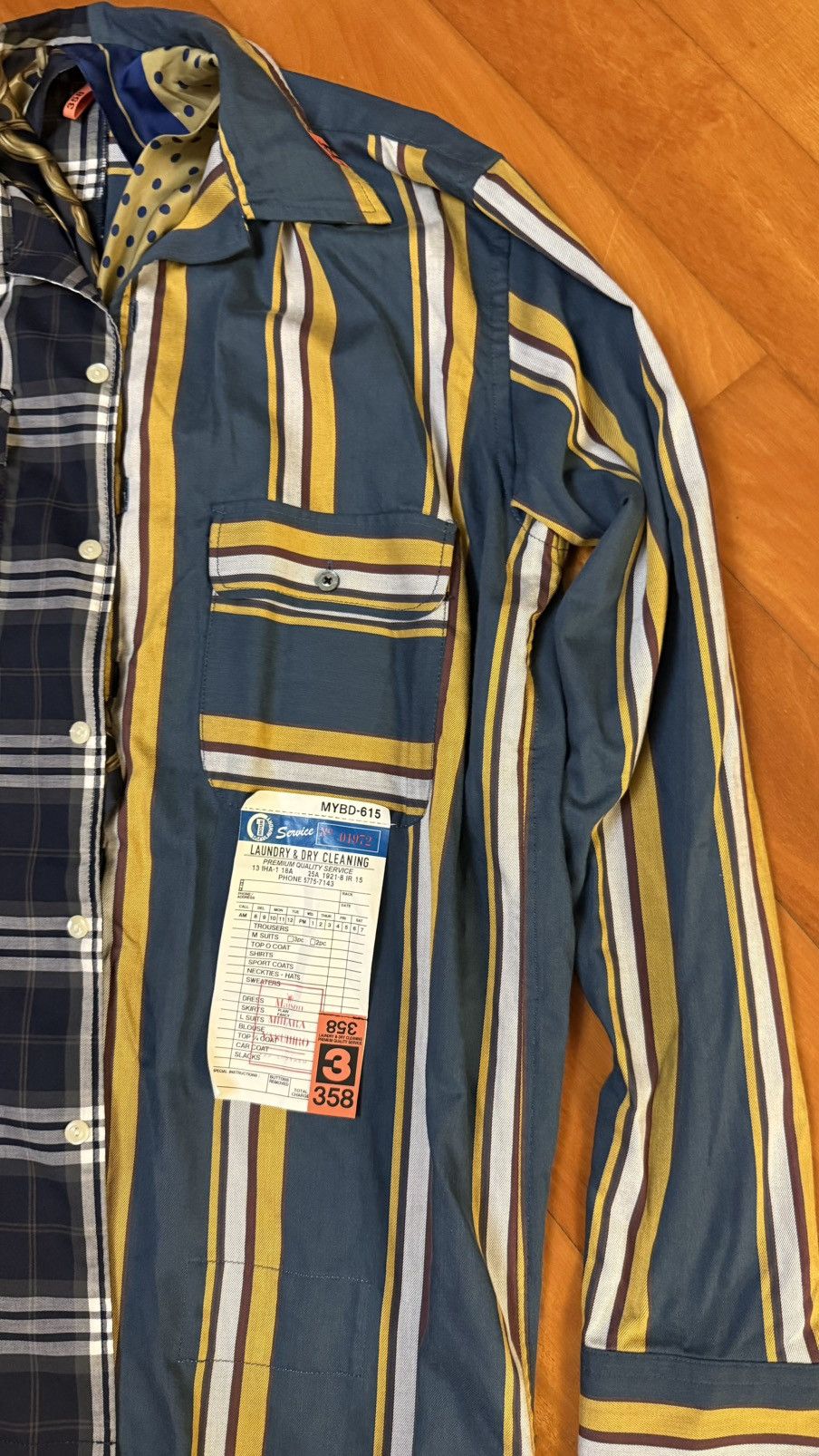 Maison MIHARA YASUHIRO MIHARA YASUHIRO MIX PATTERN LS SHIRT Size US M / EU 48-50 / 2 - 3 Thumbnail