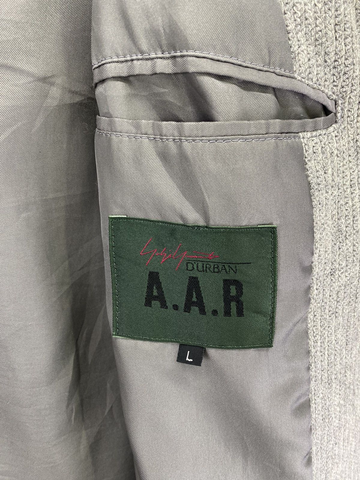 Yohji Yamamoto Vintage Yohji Yamamoto A.A.R Hoodie Wool Long Jacket Size US L / EU 52-54 / 3 - 10 Thumbnail