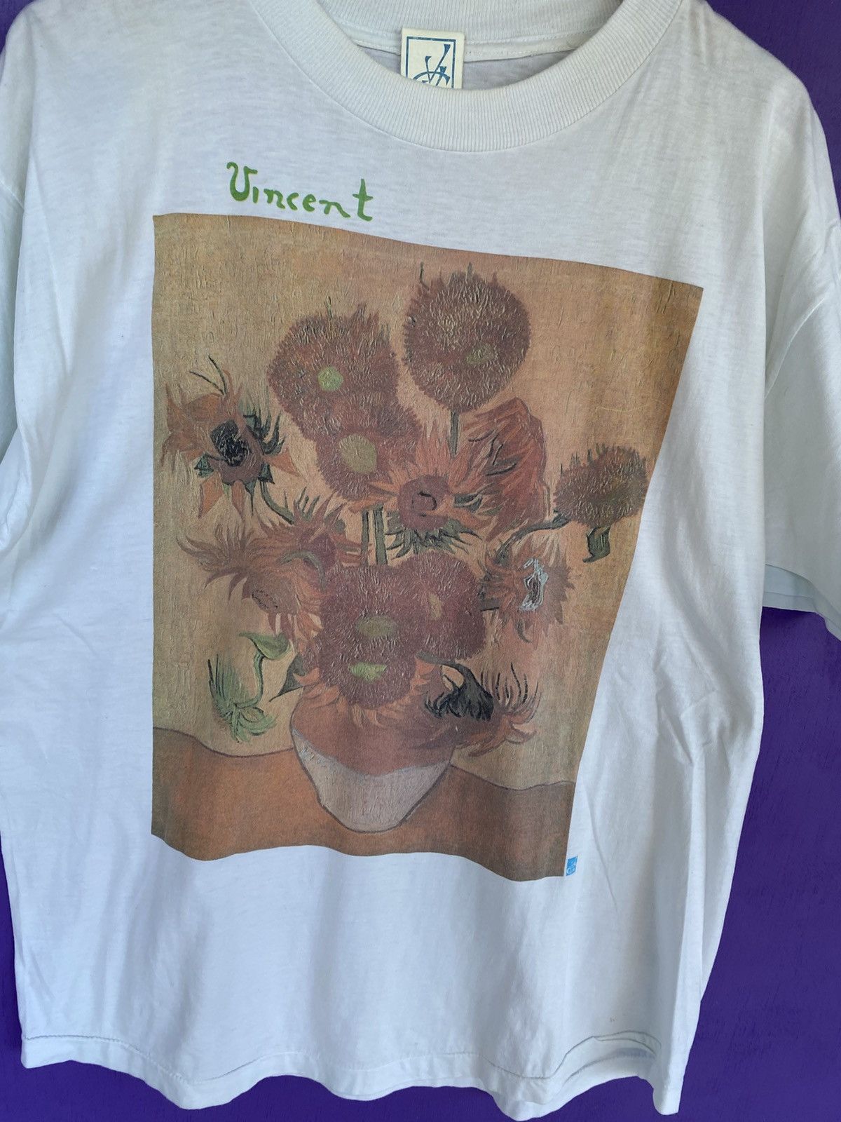 Other Vintage 90s Vincent Van Gogh sunflowers art tee Size US XL / EU 56 / 4 - 3 Thumbnail