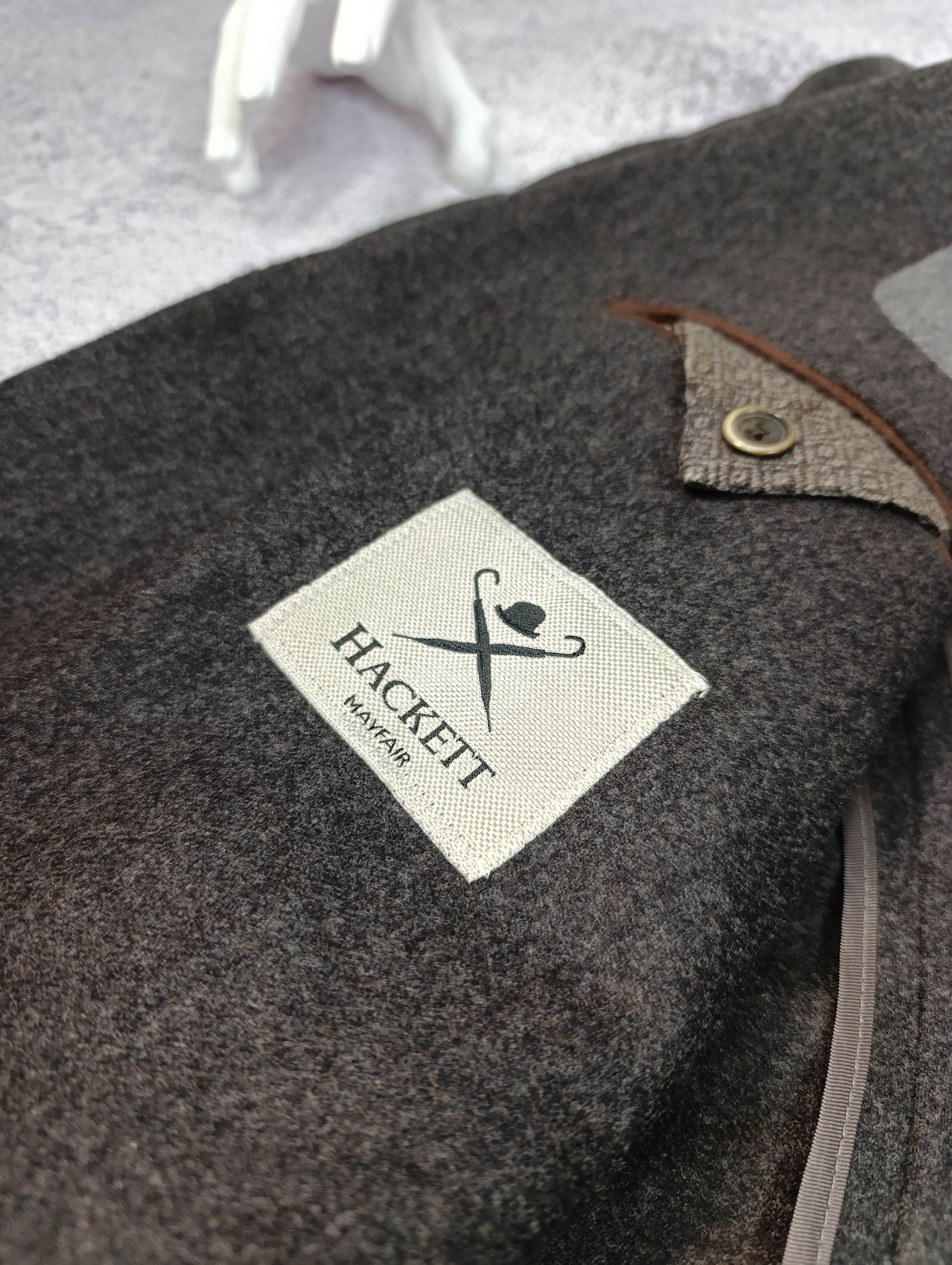 Hackett × Vitale Barberis Canonico HACKETT VITALE BARBERIS CANONICO WOOL BLAZER JACKET Size 42R - 17 Thumbnail