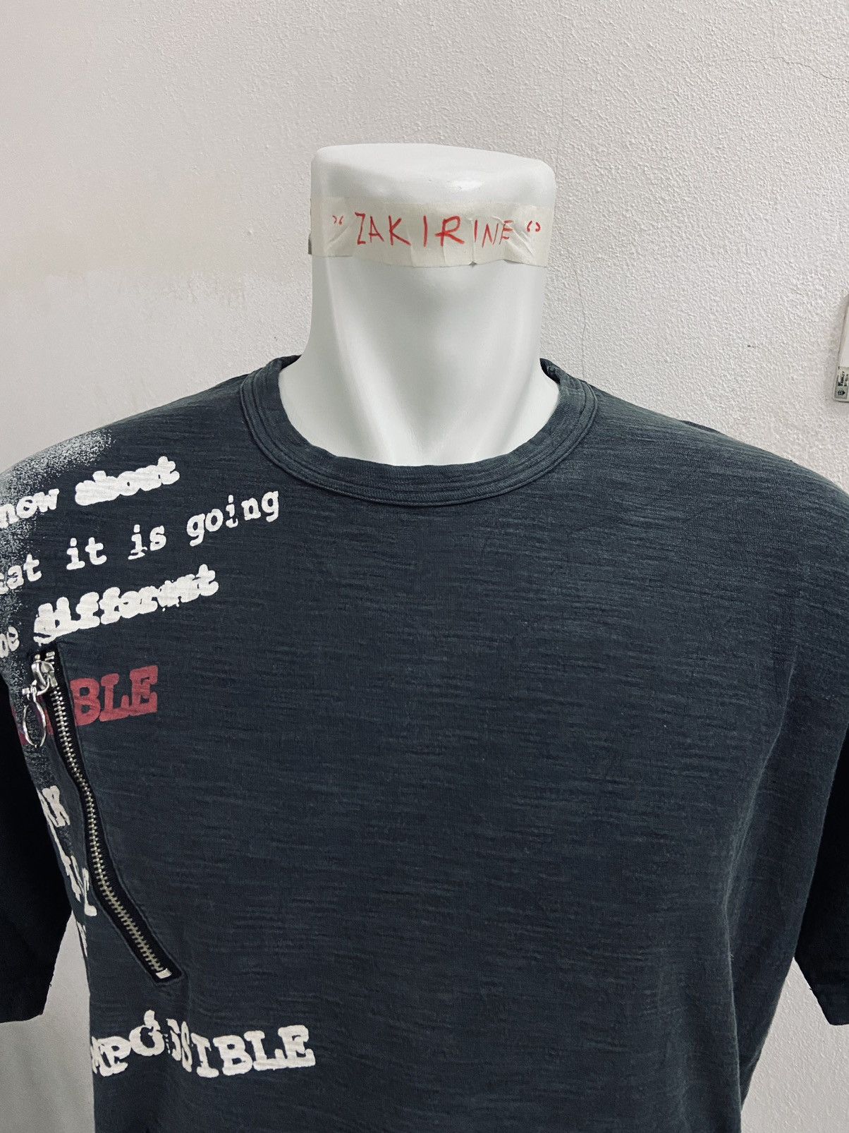 Japanese Brand GRASS HETHER PUNKERS TEE Size US XXL / EU 58 / 5 - 9 Thumbnail