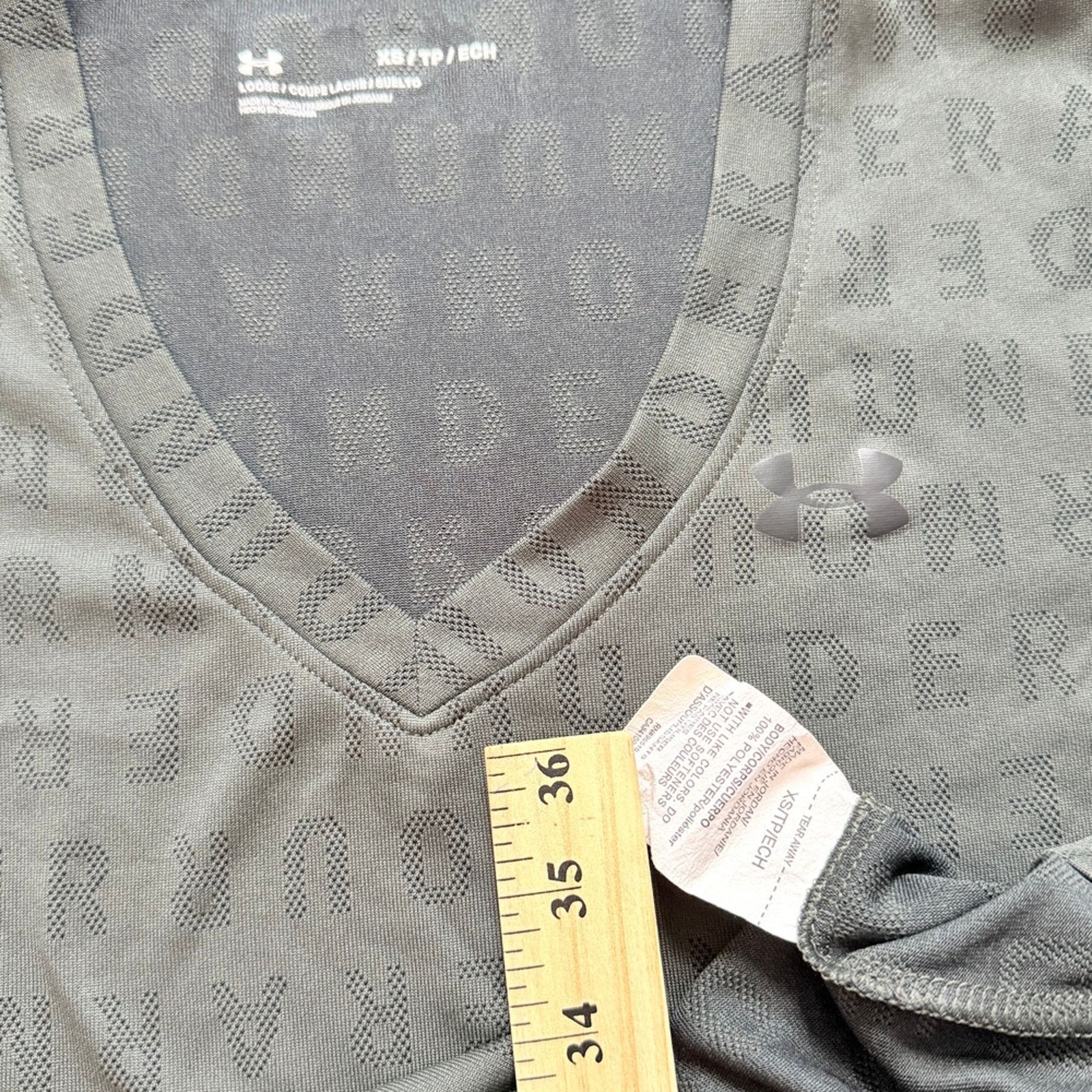 Under Armour Under Armour Velocity Wordmark loose fit Short Sleeve Tee Size US XS / EU 42 / 0 - 4 Thumbnail