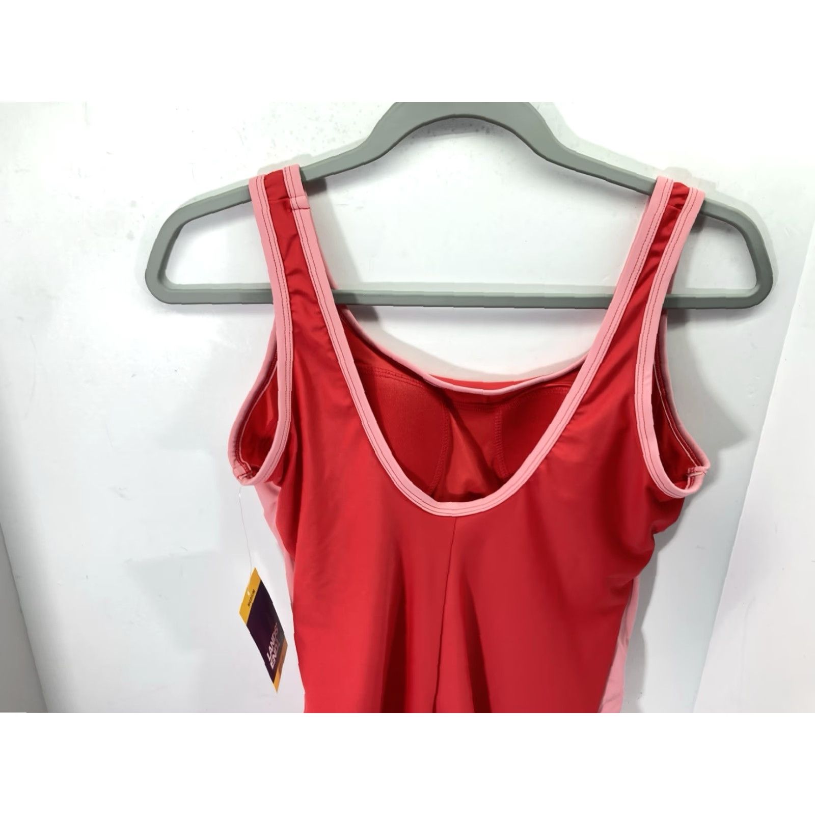 Lands' End Lands' End One Piece Swim Suit Women Size M Red Pink Stripe NWT Bathing Suit Regular - M - Women - Red - Stripe - Lands' End Size M / US 6-8 / IT 42-44 - 7 Thumbnail