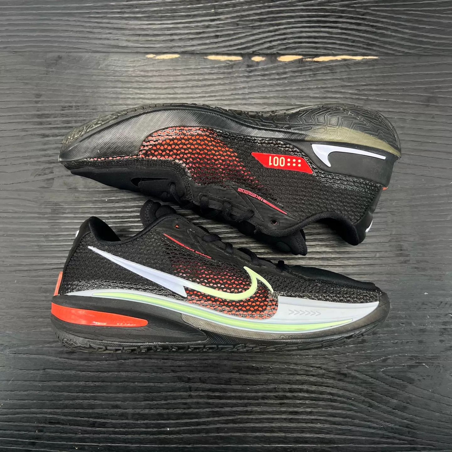Nike Nike GT Cut Black Red 42.5 2x Worn, LN With Box Size US 9 / EU 42 - 3 Thumbnail