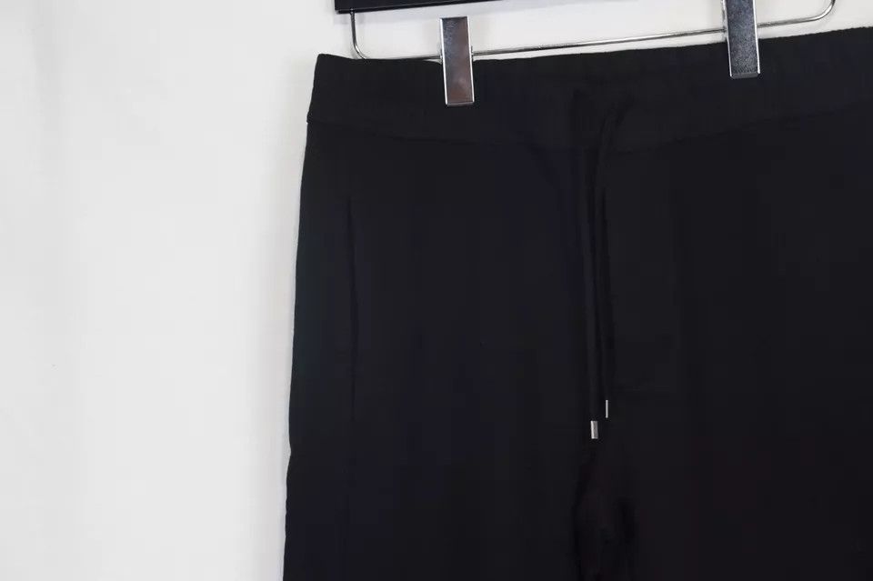 Saint Laurent Paris Molleton Jersey Cotton Jogging/Sweatpants in Black Size US 36 / EU 52 - 2 Thumbnail