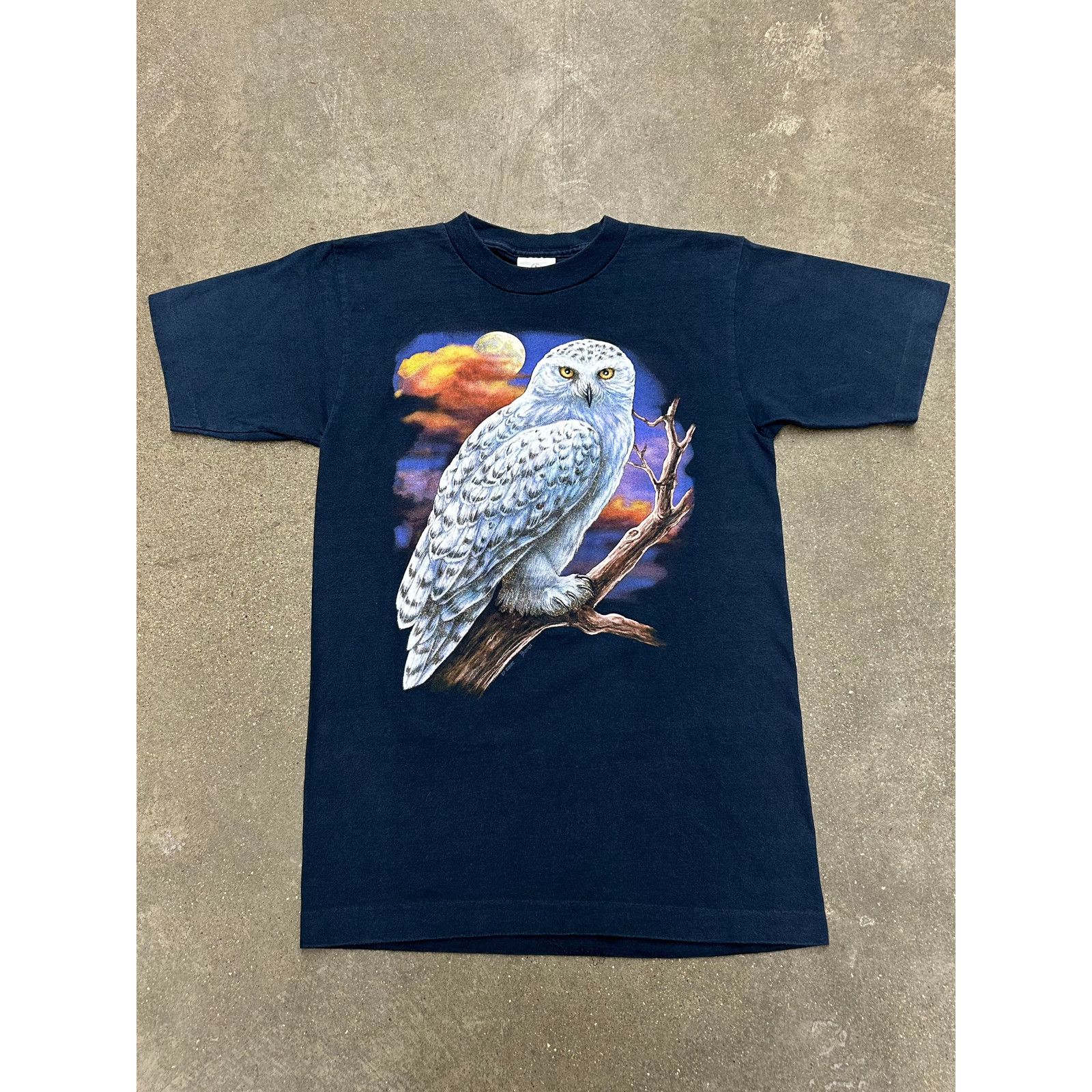 Vintage Vintage 2002 Single Stitch Owl Nature T-Shirt size Small Size US S / EU 44-46 / 1 - 1 Thumbnail