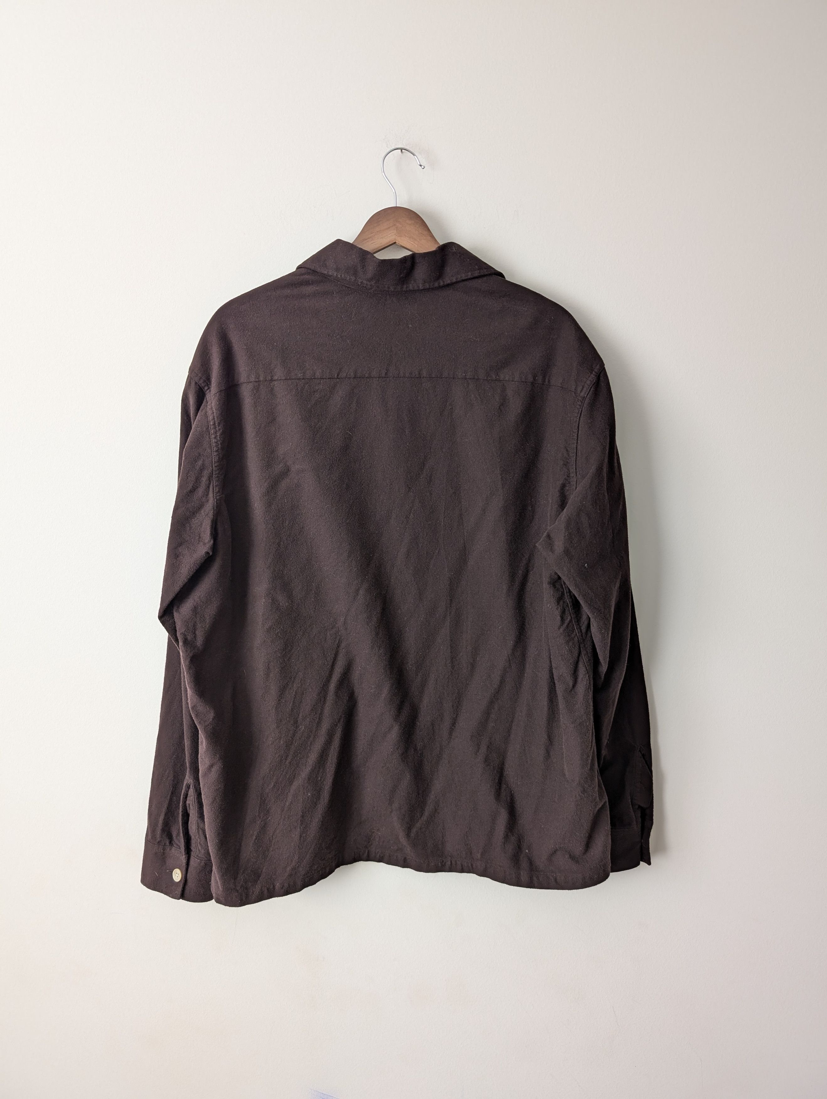 Our Legacy Stussy x Our Legacy Work Shop Heusen Shirt Brown | Grailed