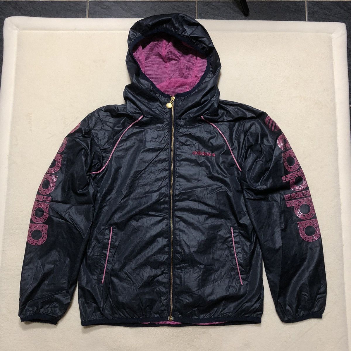 Adidas ADIDAS NEO Ladies Hooded Windbreaker Size XS / US 0-2 / IT 36-38 - 1 Thumbnail