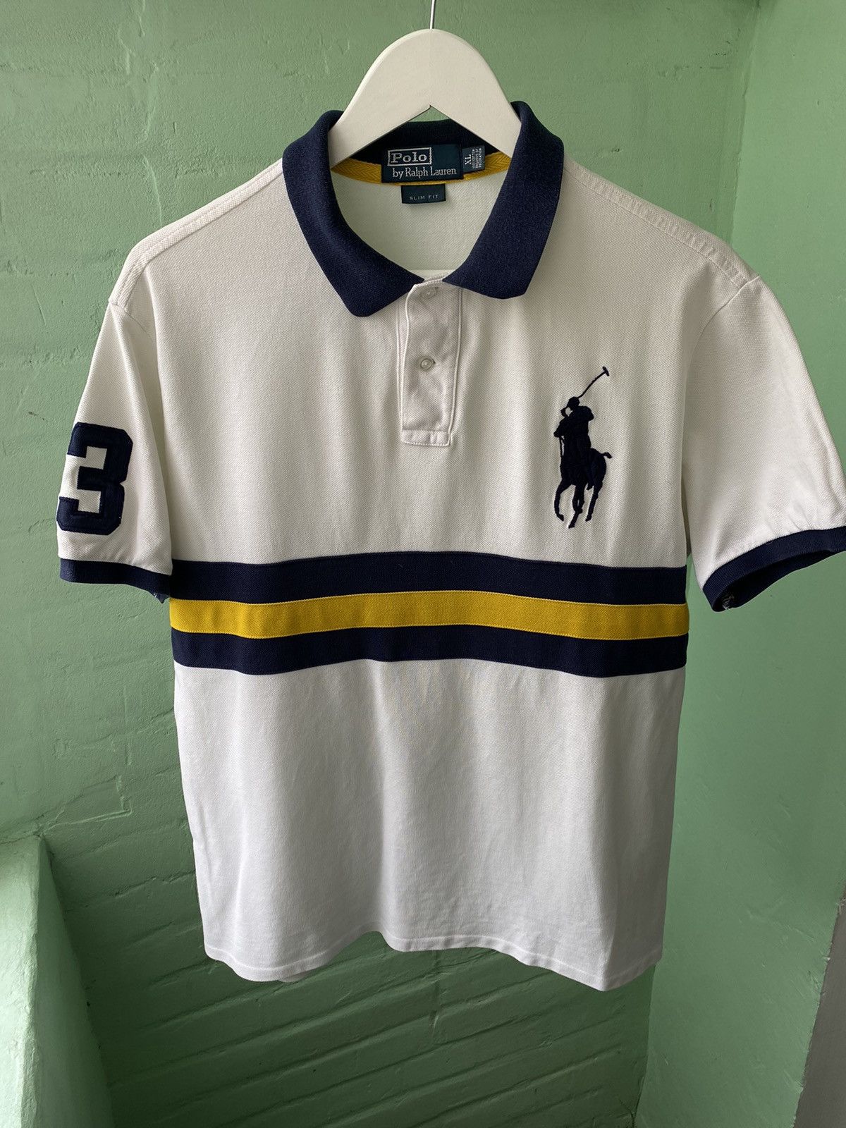 Polo Ralph Lauren × Ralph Lauren × Vintage Vintage Polo Ralph Lauren #3 T-shirt Rare Size US XL / EU 56 / 4 - 2 Thumbnail