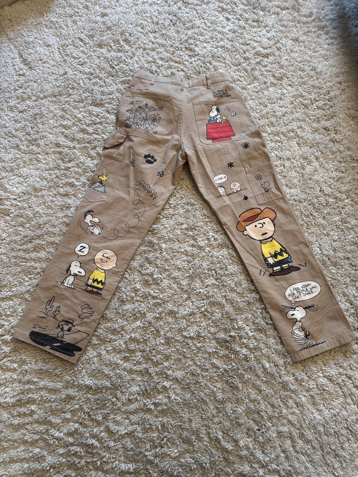 Market × Peanuts Market Peanuts Senior Pants ‘Khaki’ Size US 30 / EU 46 - 3 Thumbnail