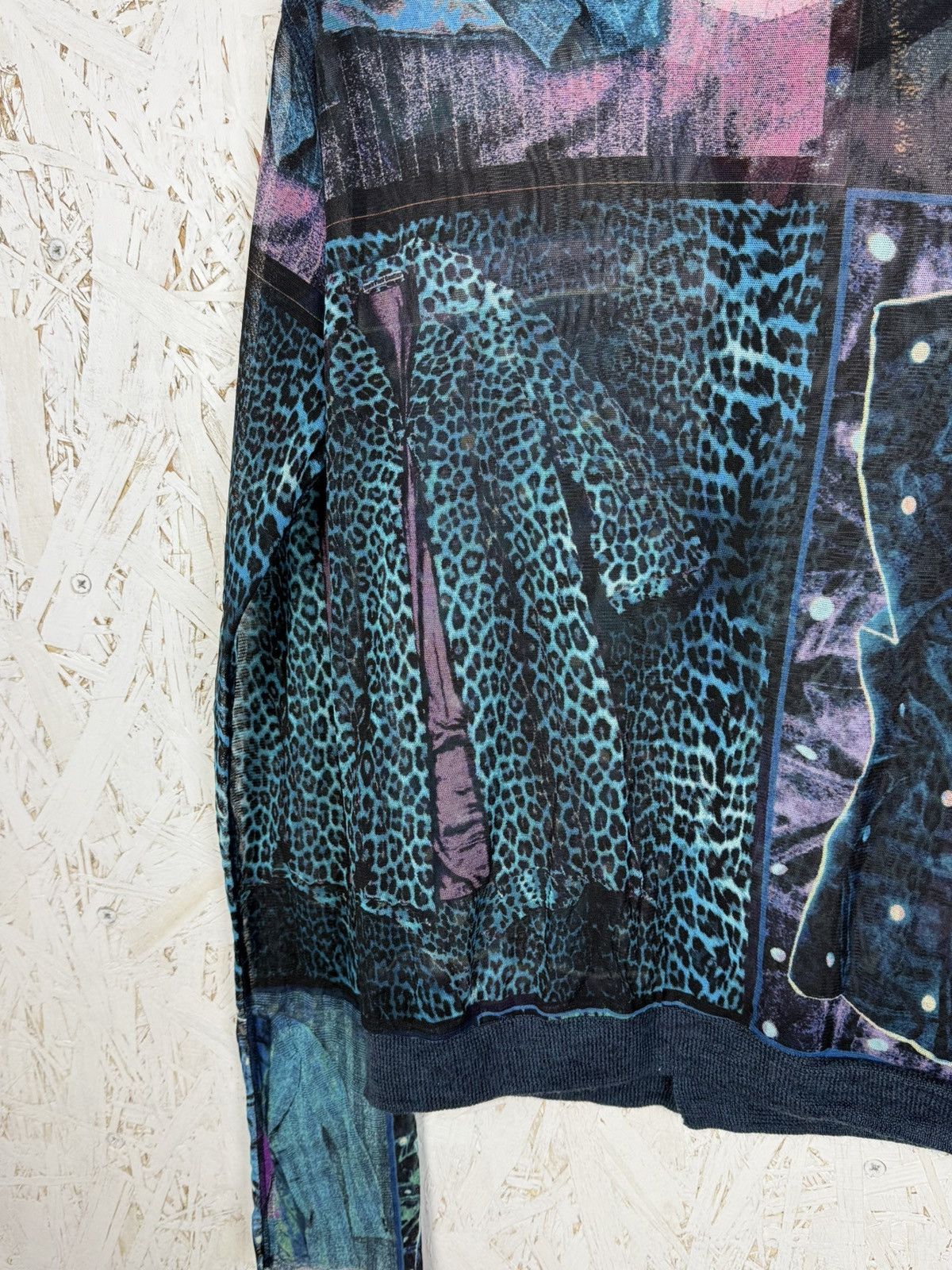 Jean Paul Gaultier Vintage Jean Paul Gaultier Femme Powernet Mesh Cardigan Size S / US 4 / IT 40 - 7 Thumbnail