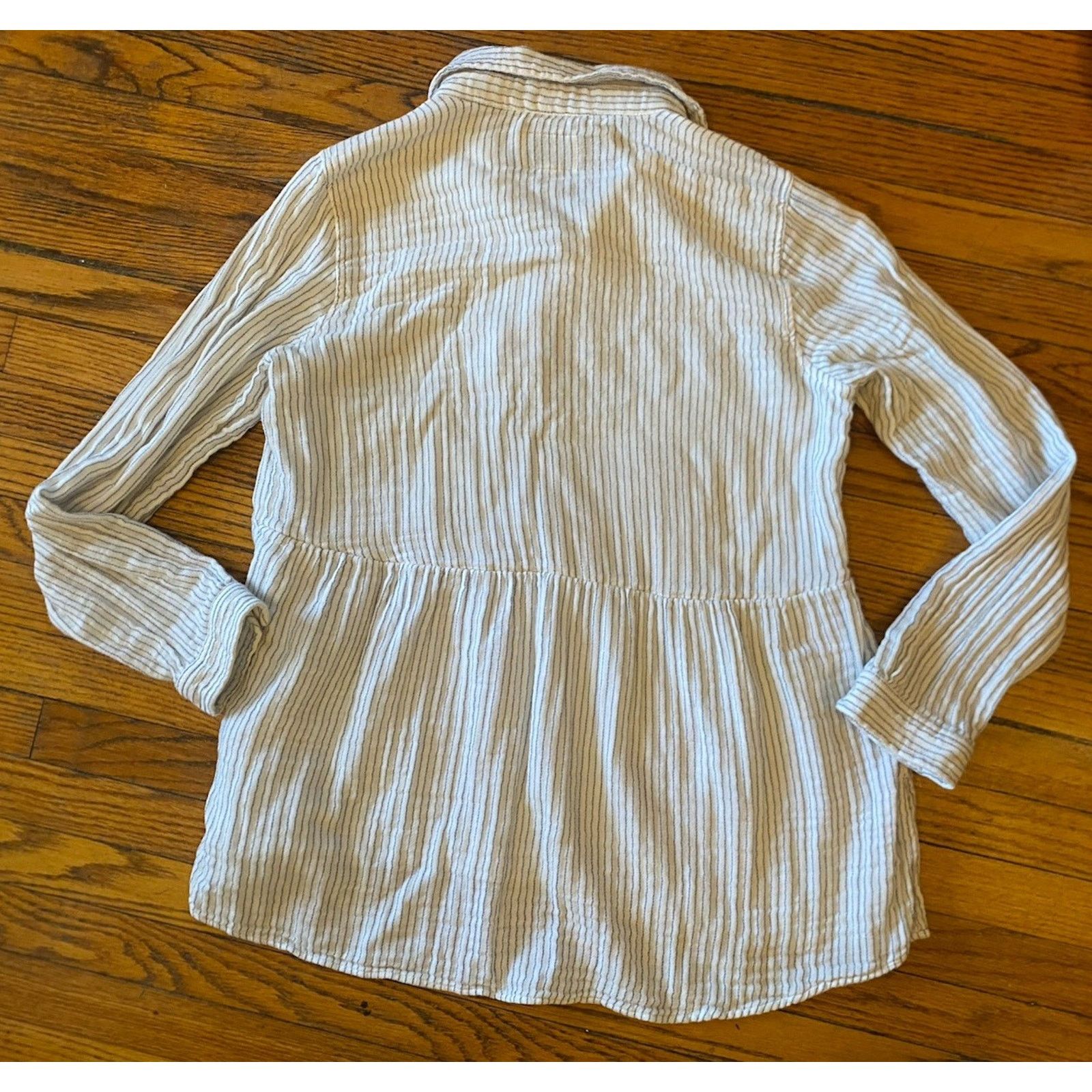 American Eagle Outfitters American Eagle Peasant Top Womens M Jegging Fit Blouse Shirt Size M / US 6-8 / IT 42-44 - 3 Thumbnail