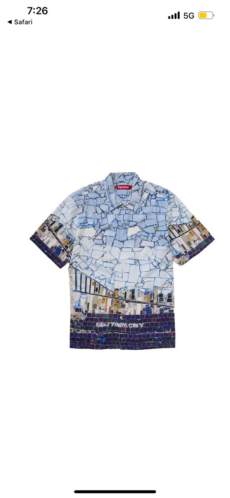 Supreme Supreme mosaic shirt Size US L / EU 52-54 / 3 - 1 Thumbnail