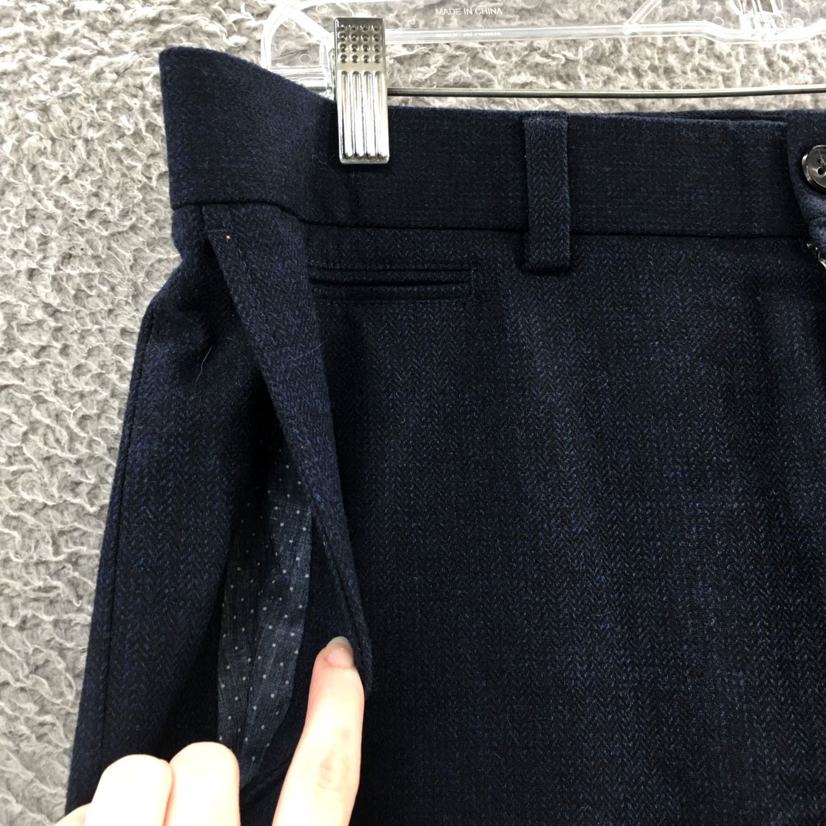 Banana Republic Banana Republic Aiden Fit Chino Pants Mens 35x30 Blue Mid Rise Slim? Regular? Size US 35 - 5 Thumbnail