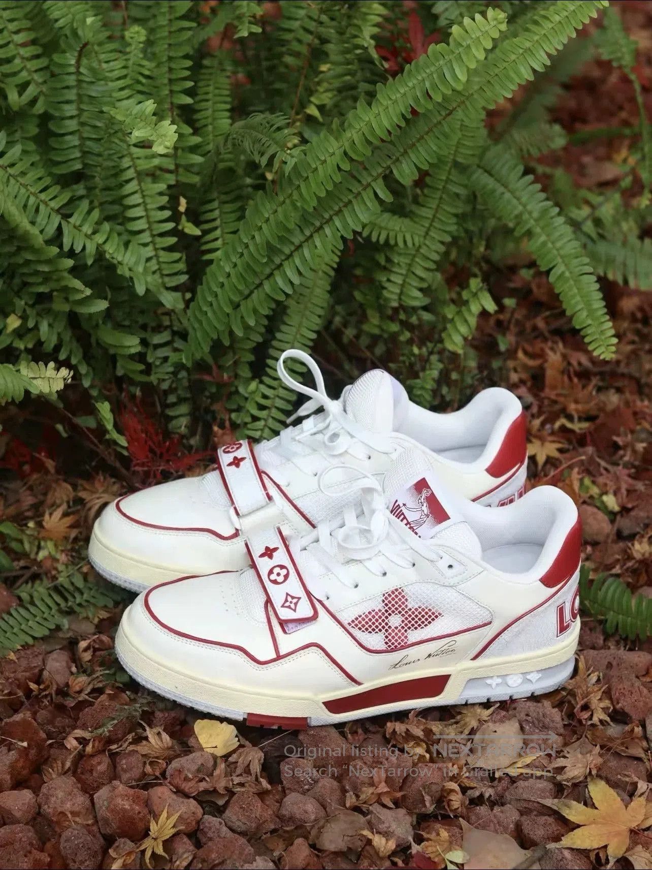Louis Vuitton Louis Vuitton Blue Trainer Sneakers. Size US 9.5 / EU 42-43 - 1 Thumbnail