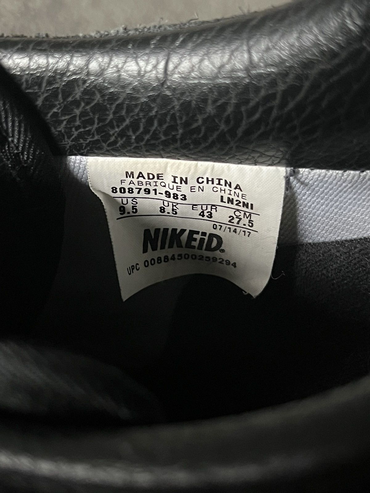 Nike Black Suede Air Force 1 Size US 9.5 / EU 42-43 - 7 Thumbnail