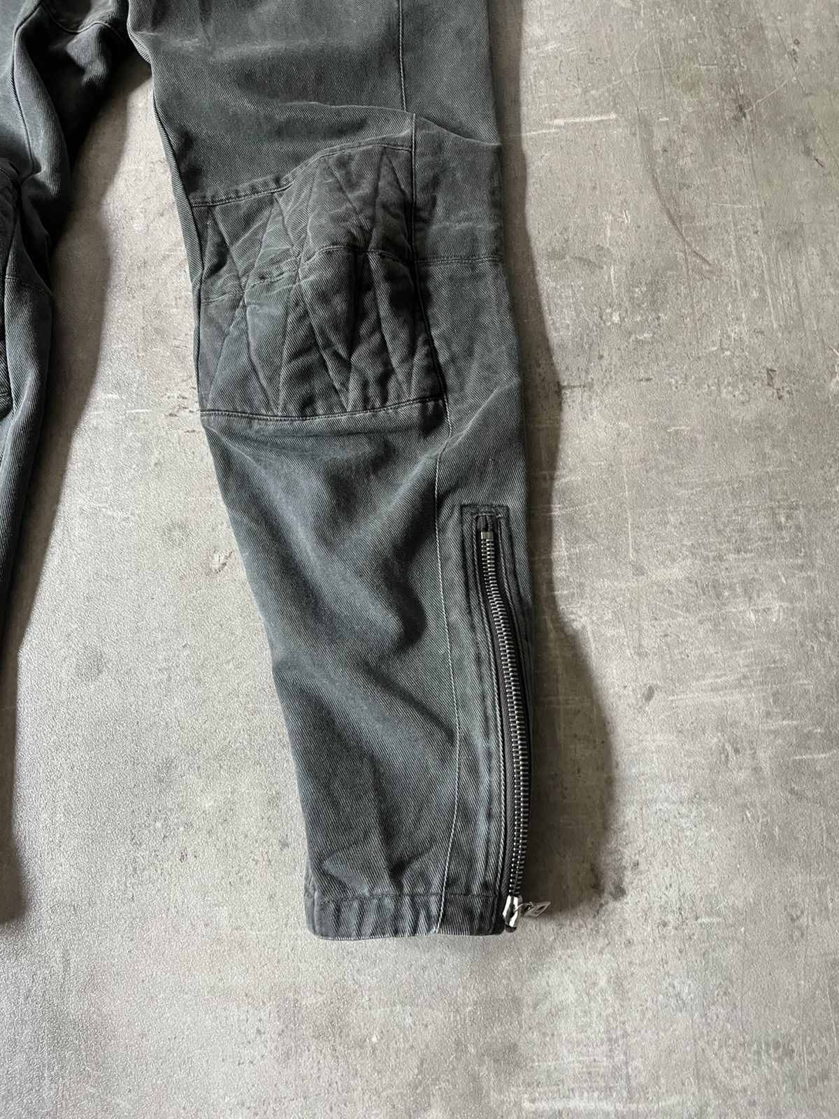 Dries Van Noten Dries Van Noten Biker moto khaki pants A/W 14 Size US 32 / EU 48 - 2 Thumbnail