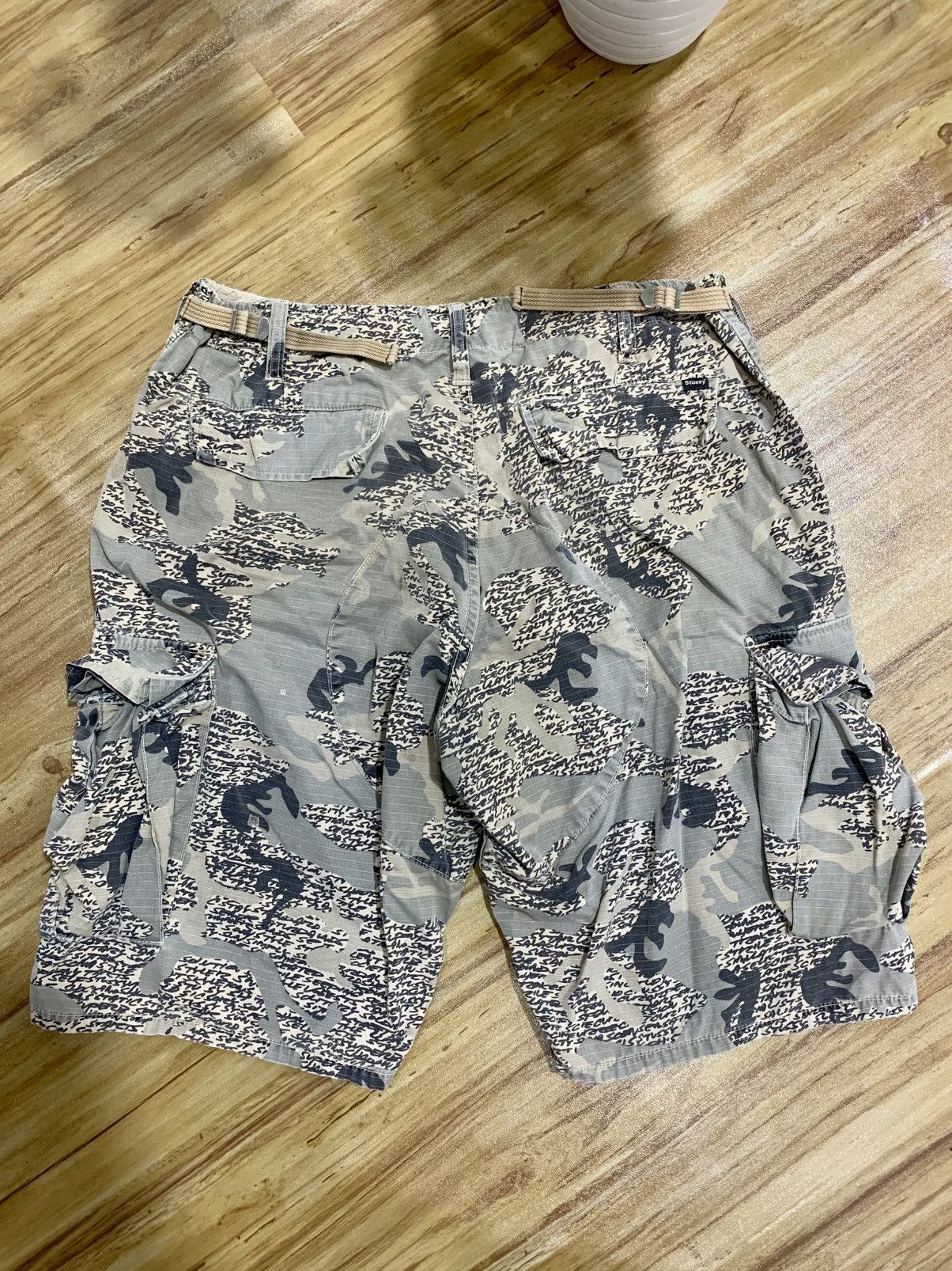 Stussy Vintage Stussy Cargo Half Pants Size US 34 / EU 50 - 2 Thumbnail