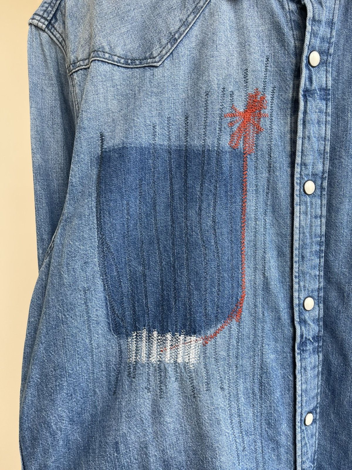 G-Star Raw 3301 Slim Fit Color Restored Denim Long Sleeve Shirt Size US L / EU 52-54 / 3 - 9 Thumbnail