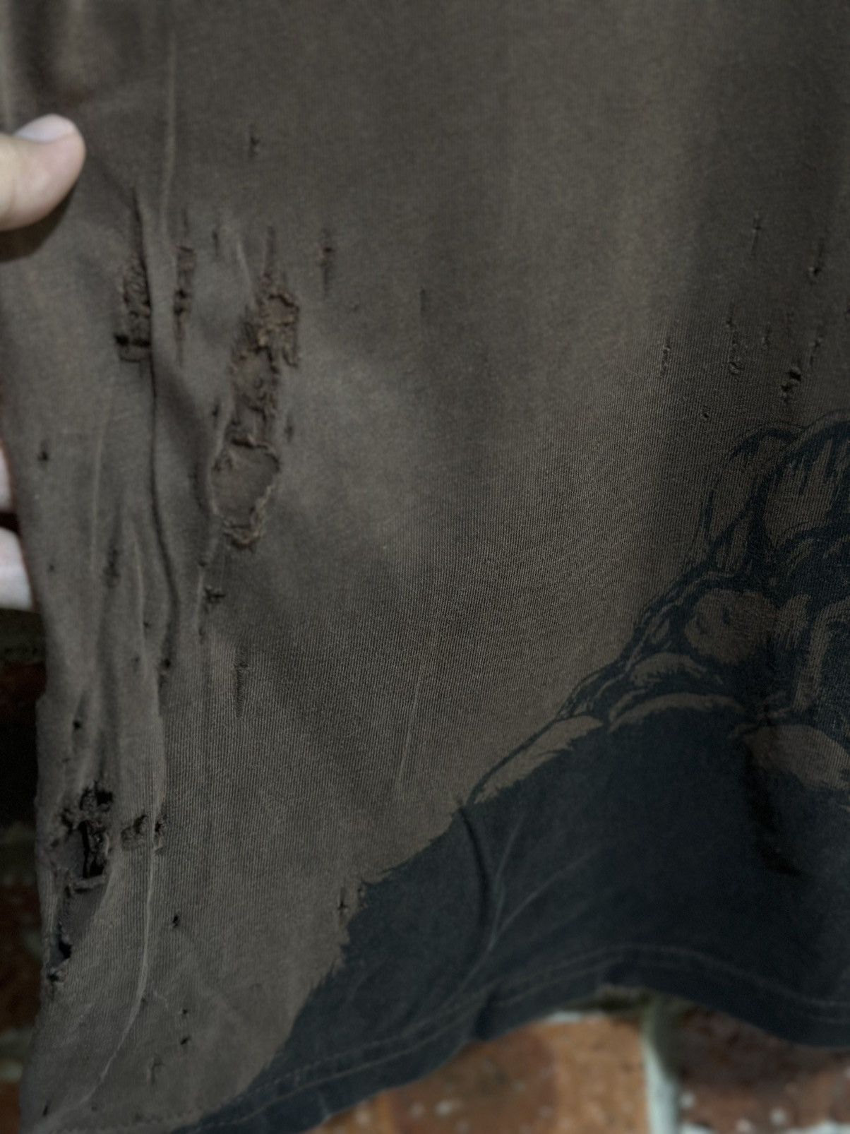 Affliction × Vintage Thrashed Vintage Affliction Tree Of Souls Distress Tee Size US L / EU 52-54 / 3 - 3 Thumbnail