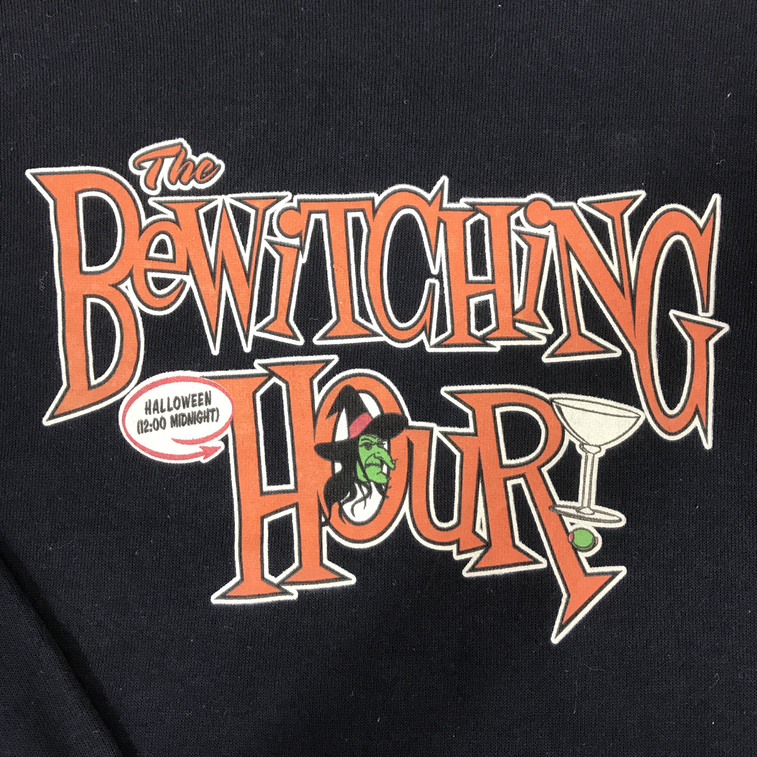 Delta VTG 90s THE BEWITCHING HOUR SWEATSHIRT K62B9 Size US M / EU 48-50 / 2 - 10 Thumbnail