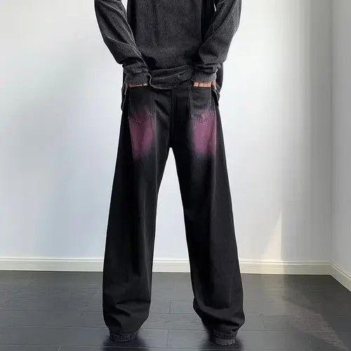 Jean Mashiko x Akane Purple Faded Baggy Denim Jeans Size US 30 / EU 46 - 5 Thumbnail