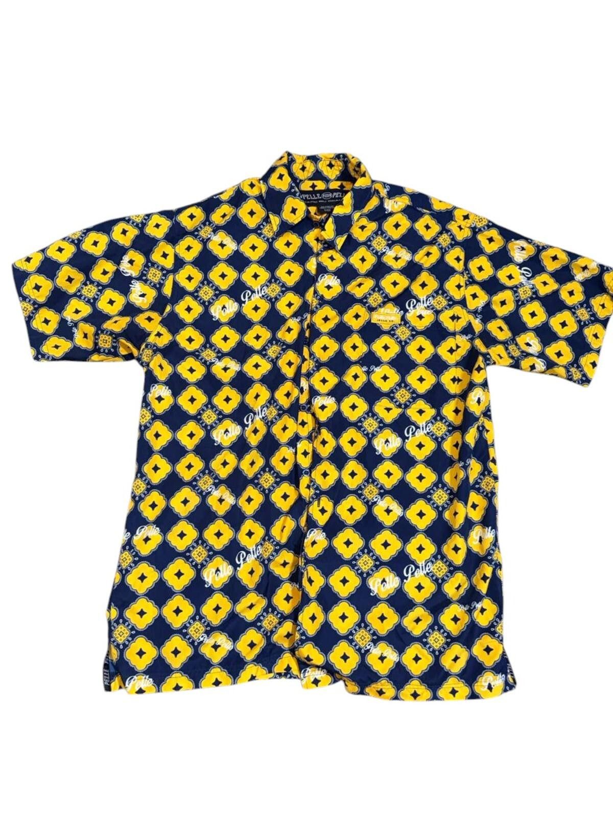 Pelle Pelle Pelle Pelle by Marc Buchanan Allover Print Button Up Shirt Size US XL / EU 56 / 4 - 1 Thumbnail