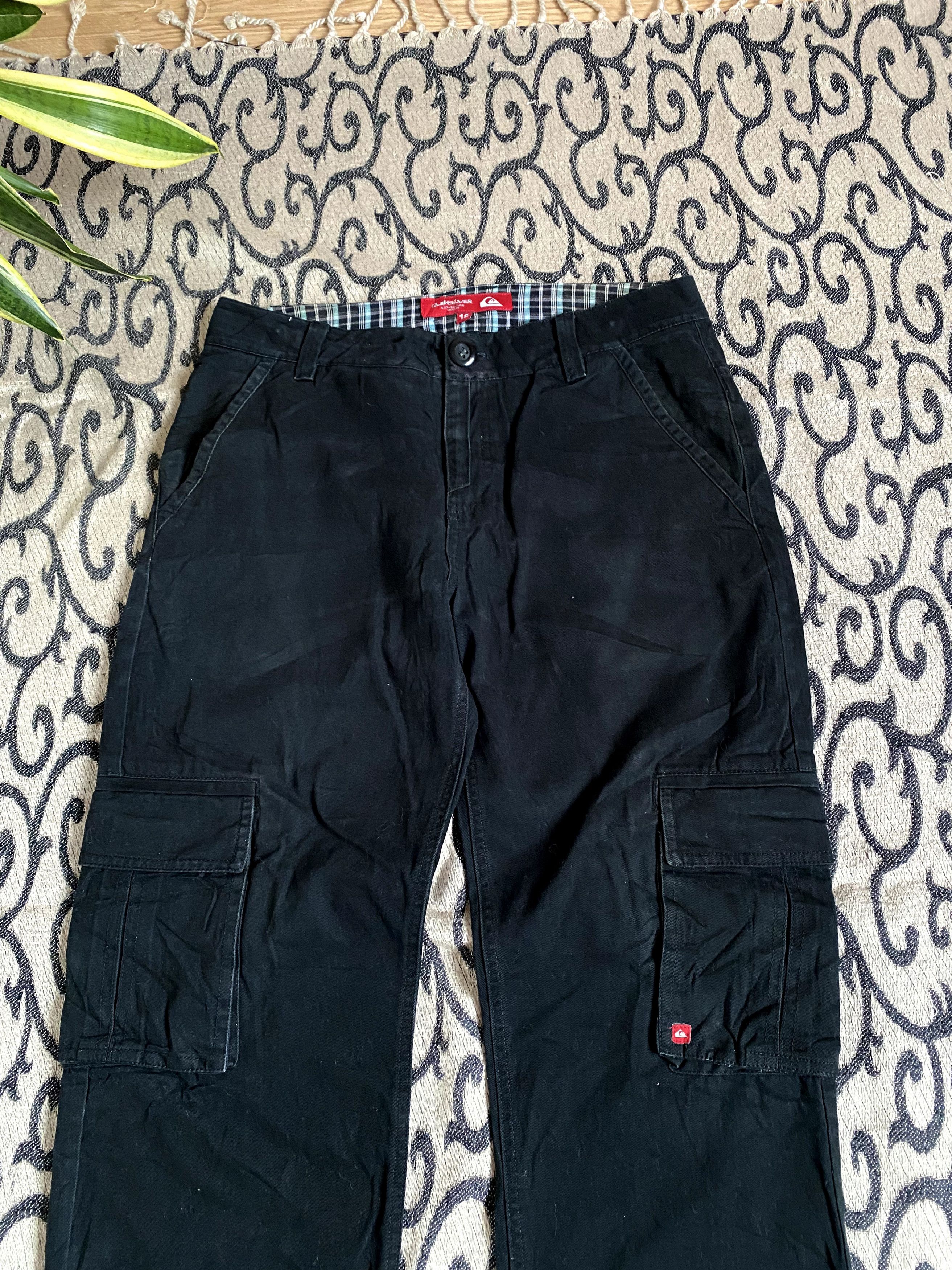 Billabong × Quiksilver Vintage Quiksilver Cargo Pants Streetwear Size US 31 - 5 Thumbnail