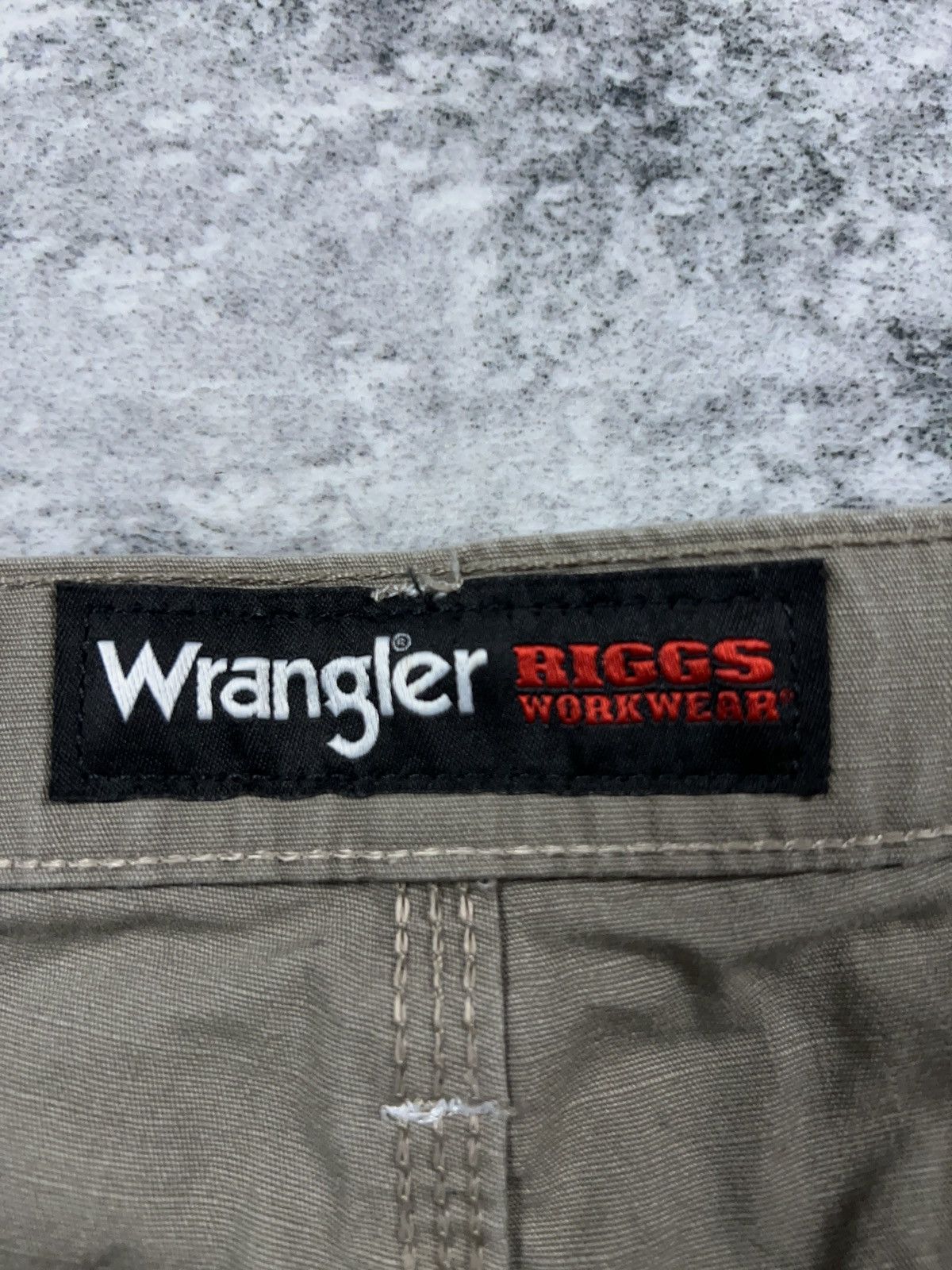 Vintage × Wrangler Y2K Wrangler Riggs Carpenter Shorts 36 Size US 36 / EU 52 - 6 Thumbnail