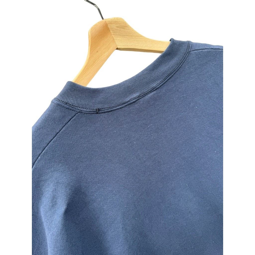 Vintage × Wilson 1990's Wilson Distressed Navy Logo Crewneck Size US XXL / EU 58 / 5 - 7 Thumbnail