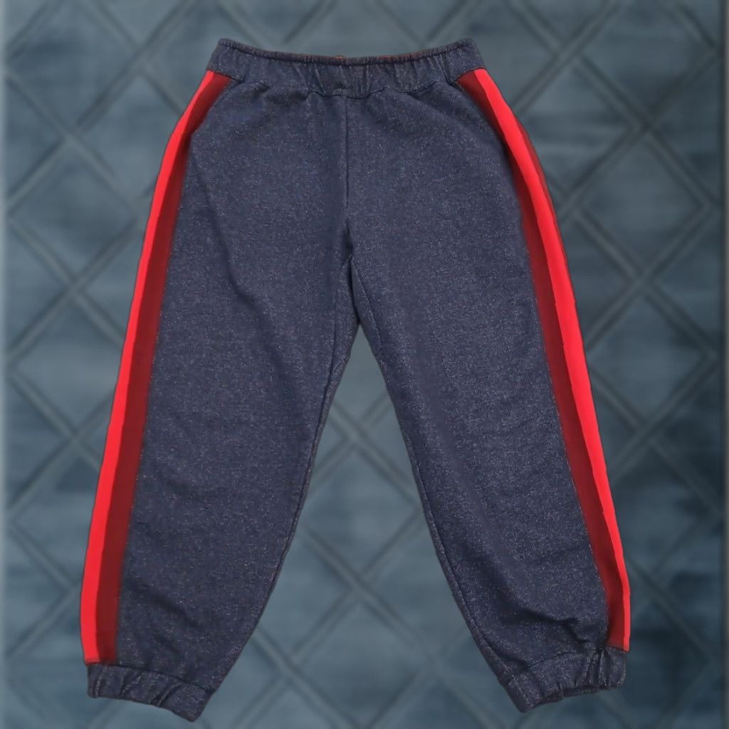 Vintage LNDR Jogger Pants Womens Large Blue Red Stripe Pull On Marl Horizon 30x24 Crop Size 36" / US 14 / IT 50 - 1 Thumbnail