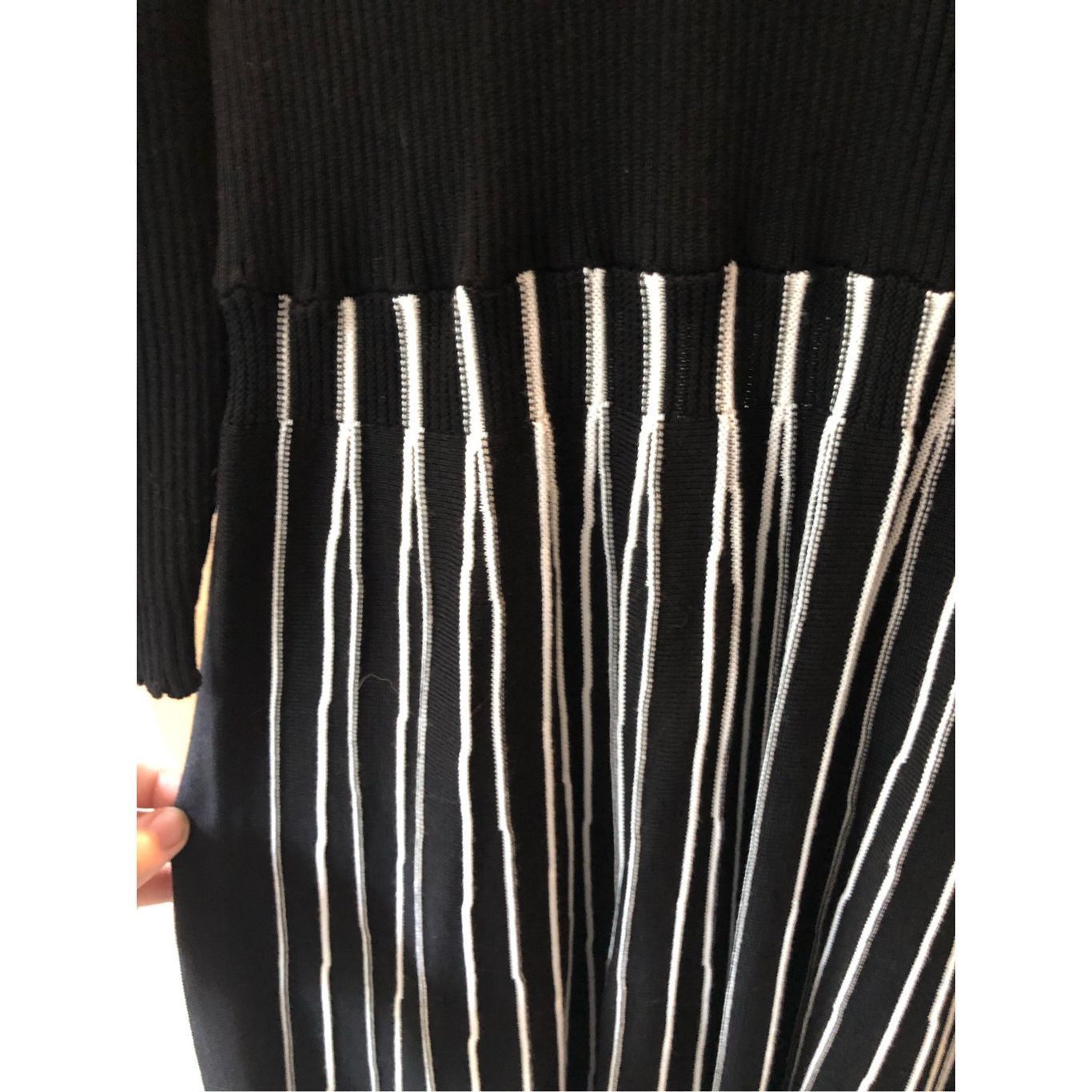 Other Danny & Nicole Women’s Black and White V Neck Striped Bottom Size XL / US 12-14 / IT 48-50 - 5 Thumbnail