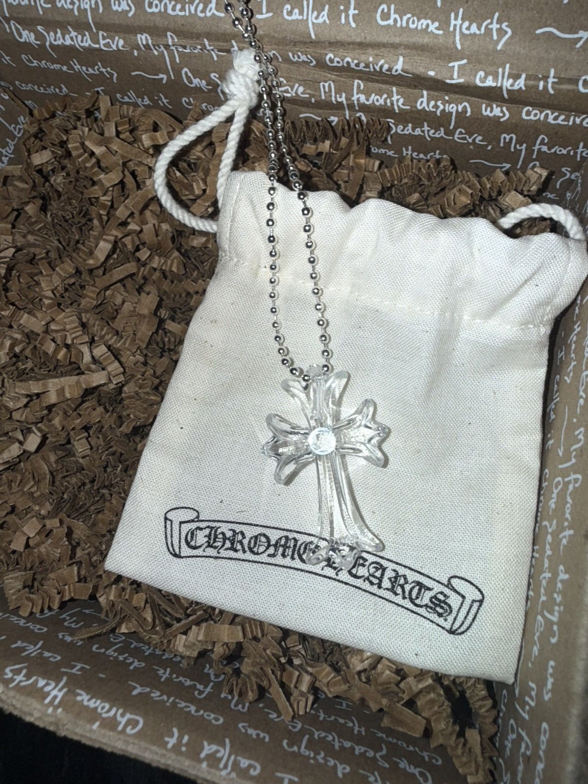 Chrome Hearts “Silichrome” TRANSPARENT Necklace / Pendant