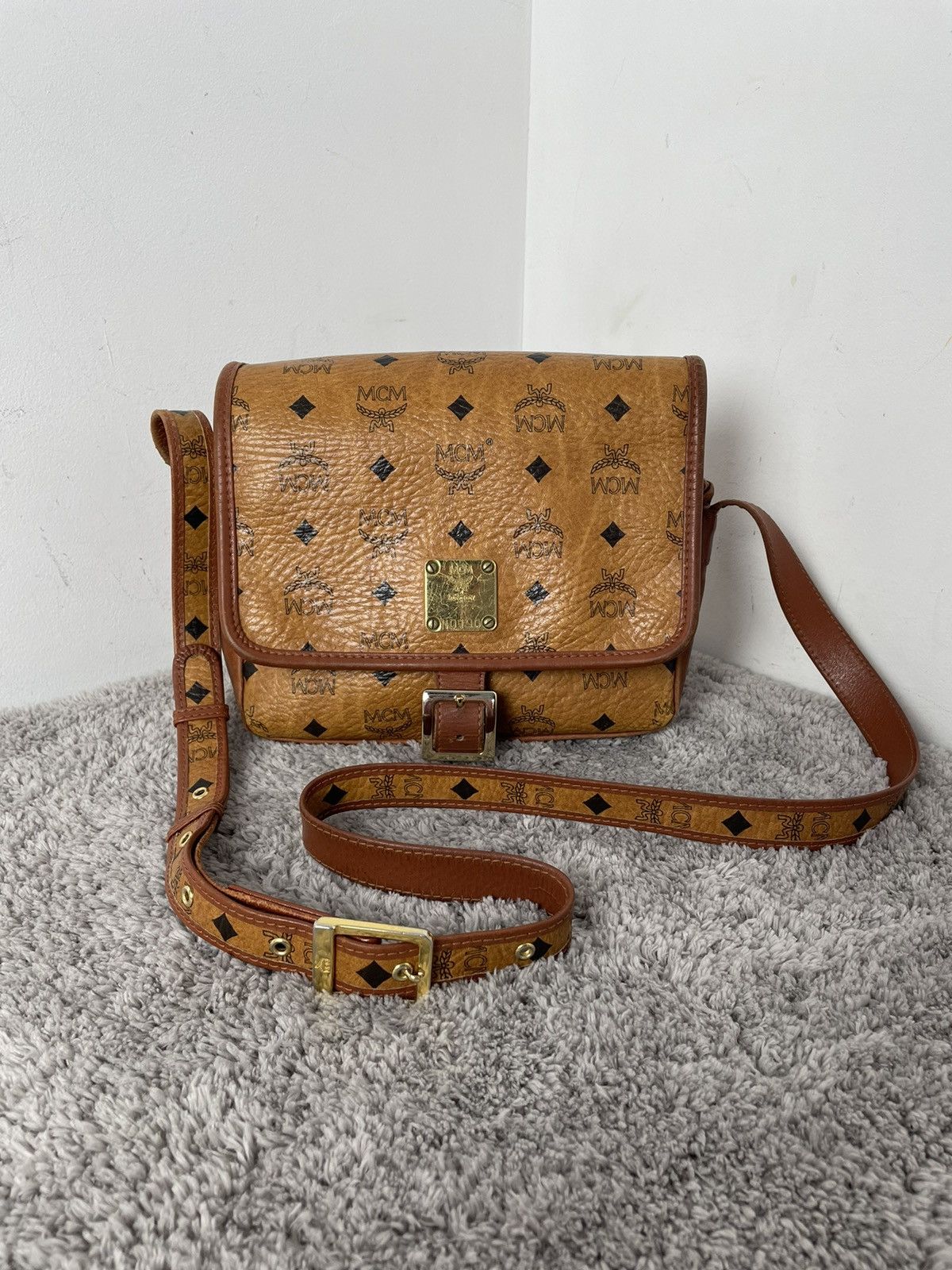 MCM MCM messenger Crossbody Bag monogram N0190 Size ONE SIZE - 3 Thumbnail
