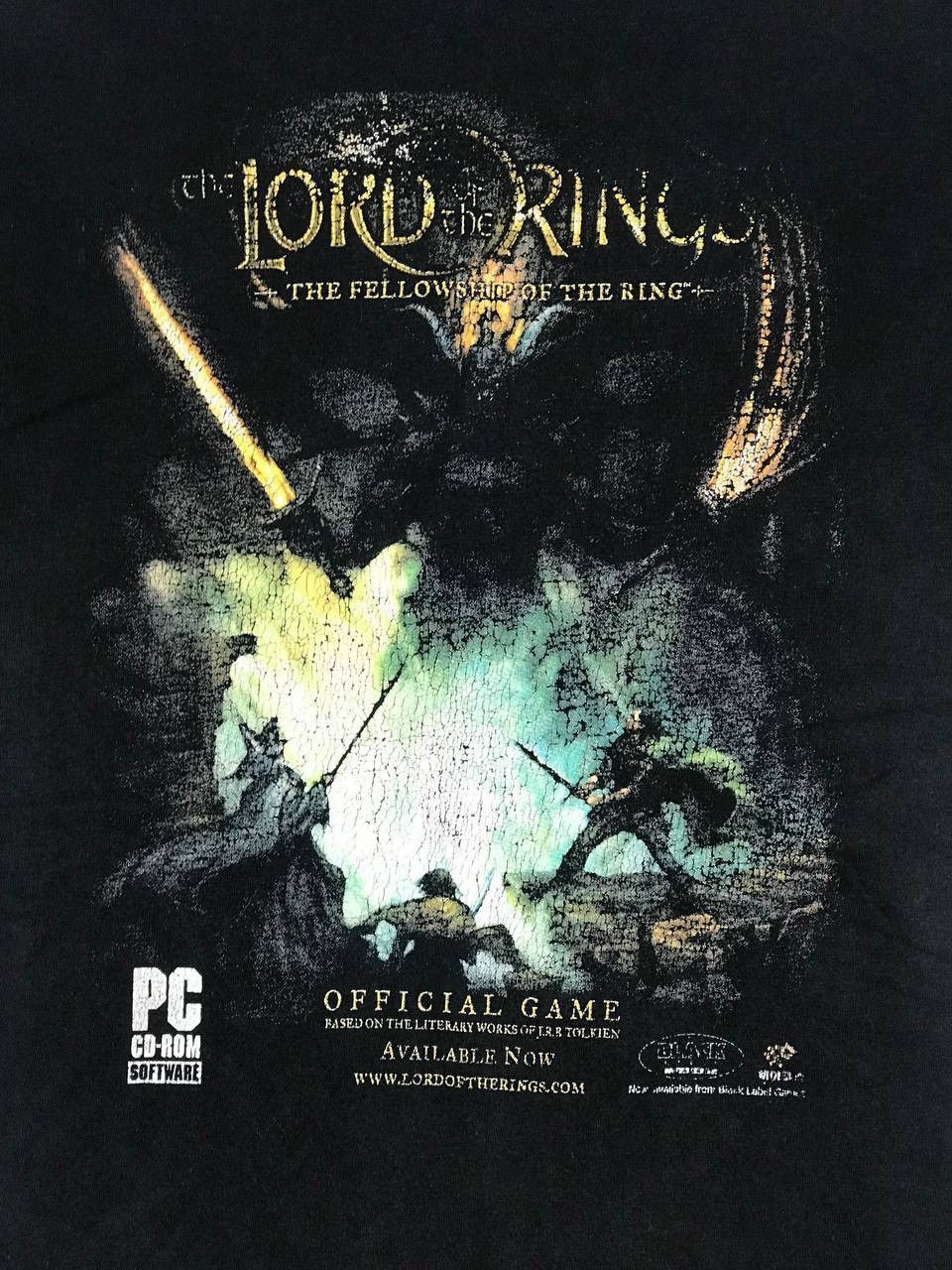 Vintage vintage lord of the rings the fellowship of the ring pc game Size US L / EU 52-54 / 3 - 6 Thumbnail