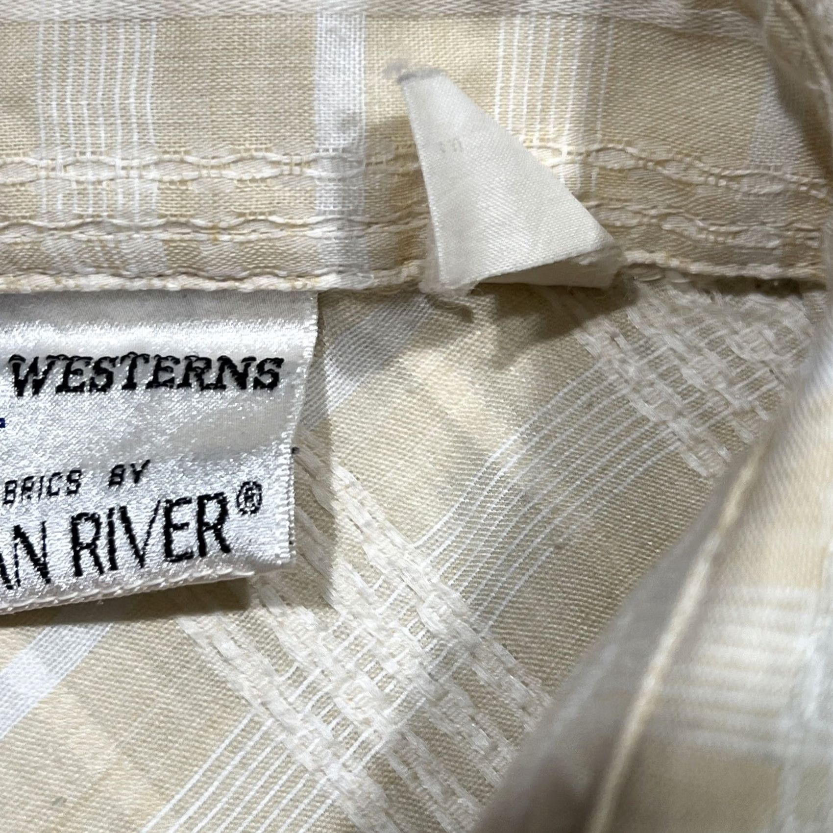 Vintage VINTAGE Dan River DR Westerns Shirt Mens Large Sleeve Pearl Snap Plaid Casual Size US L / EU 52-54 / 3 - 7 Thumbnail