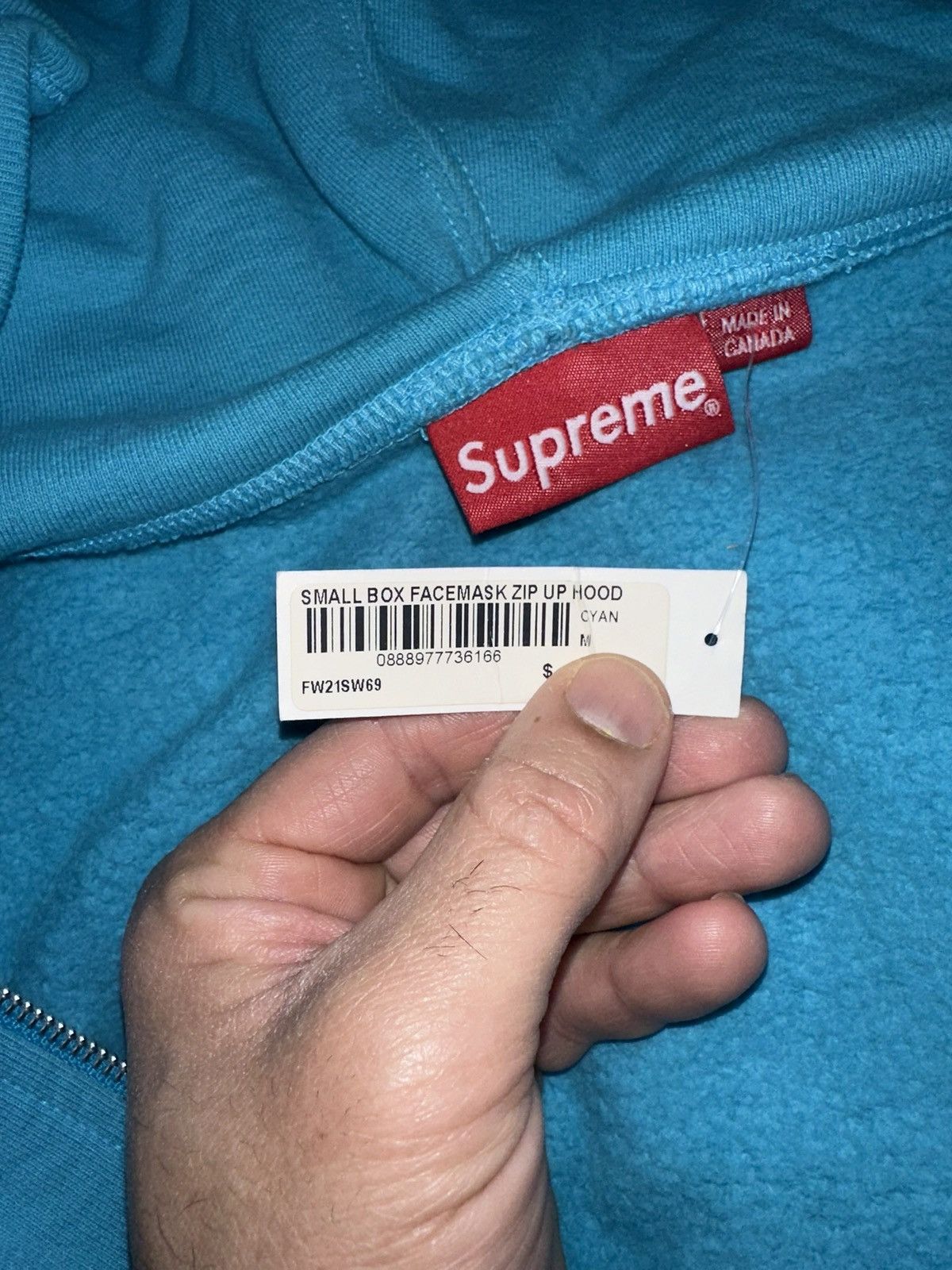 Supreme Supreme face mask hoodie Size US M / EU 48-50 / 2 - 4 Thumbnail