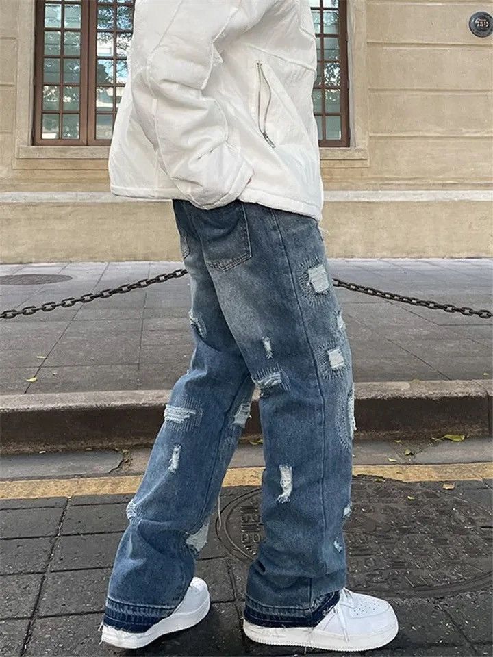 Japanese Brand × Vintage Men rapped jeans Size US 29 - 3 Thumbnail