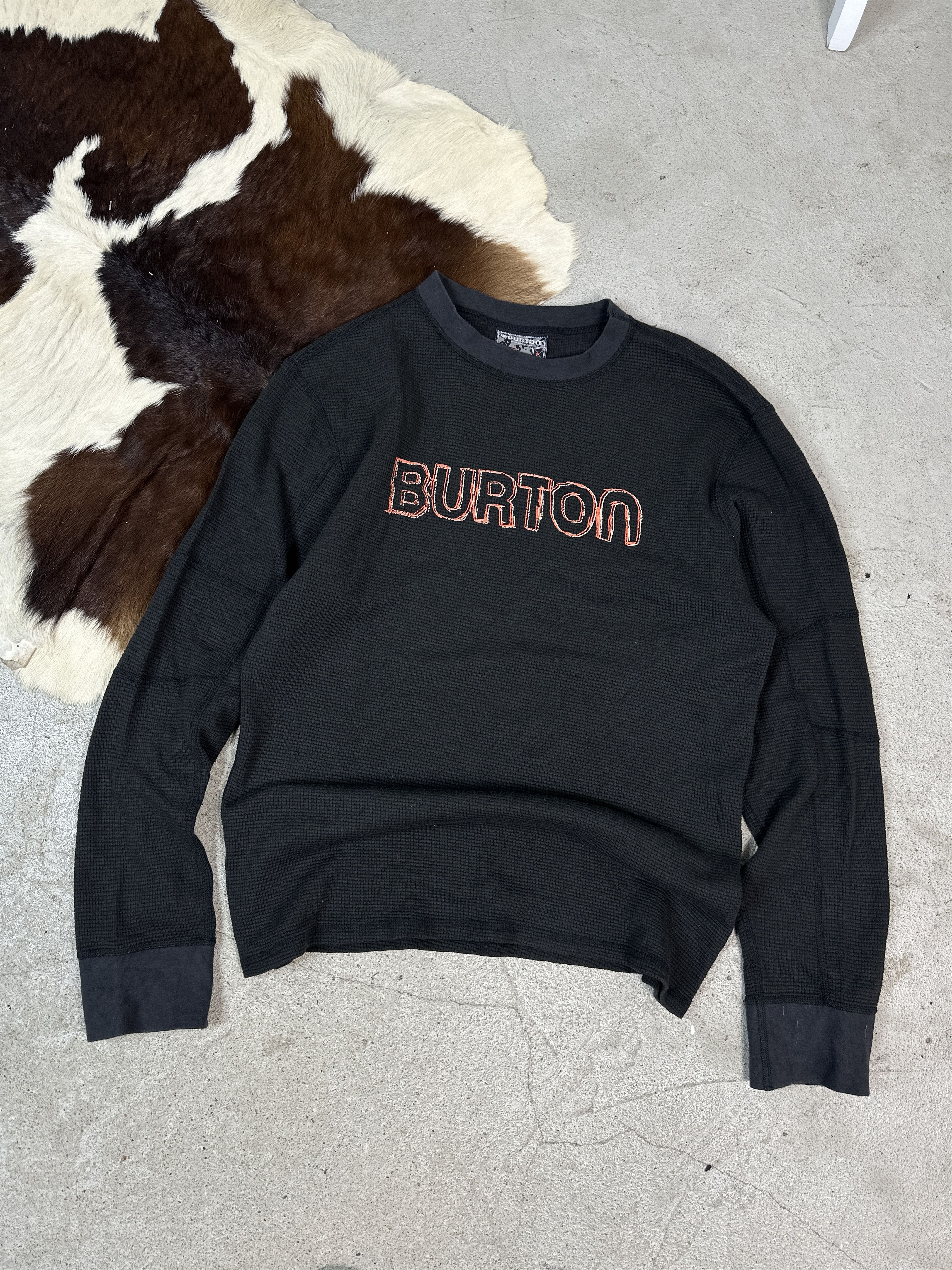 Burton × Vintage Longsleeve Vintage Waffle Burton Size US L / EU 52-54 / 3 - 1 Thumbnail