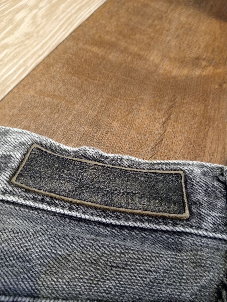 KURO KURO JAPAN GRAPHITE GREY SELVEDGE DENIM PANTS Size US 31 - 13 Thumbnail