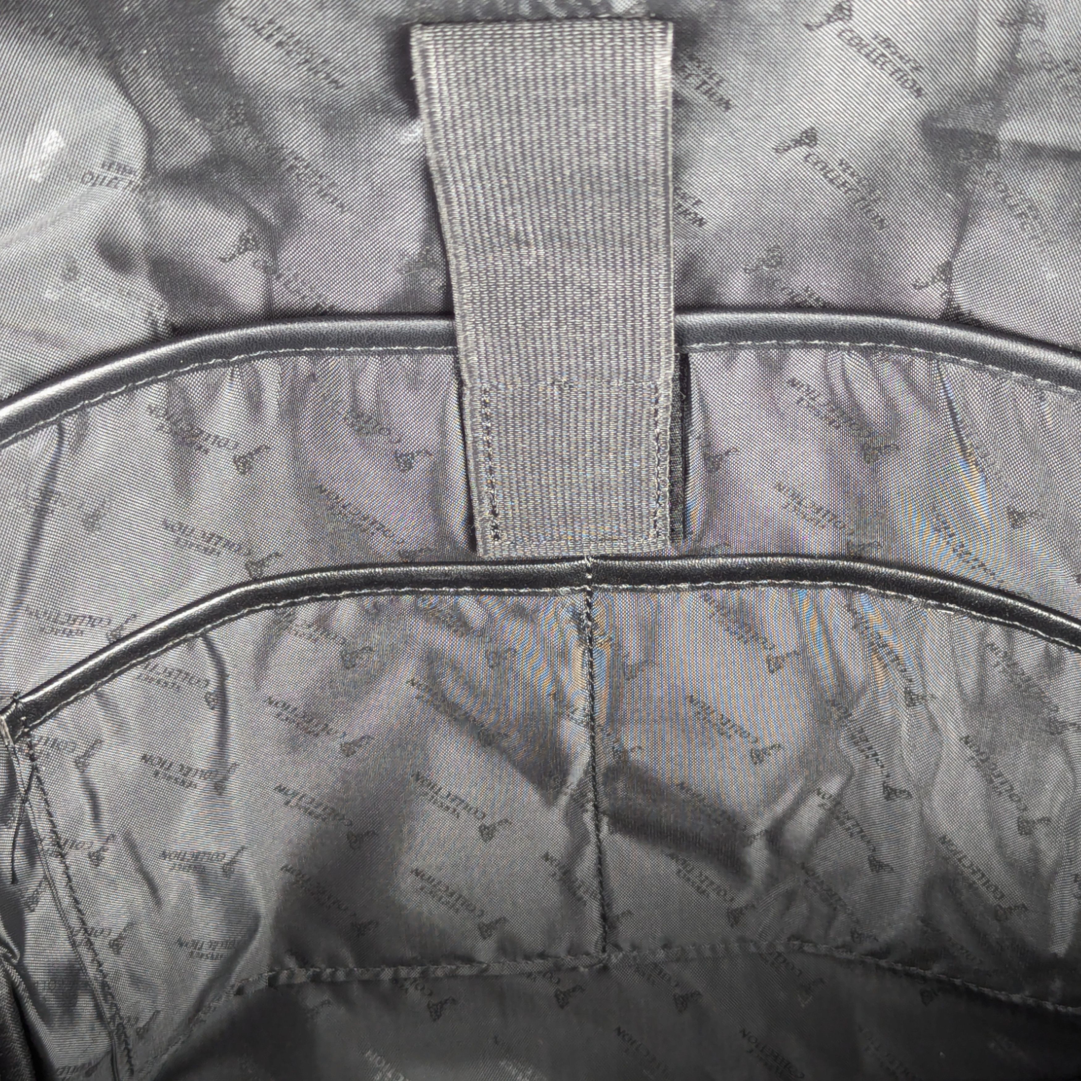 Versace VERSACE COLLECTION BLACK NYLON BACKPACK WITH LOGO Size ONE SIZE - 9 Thumbnail