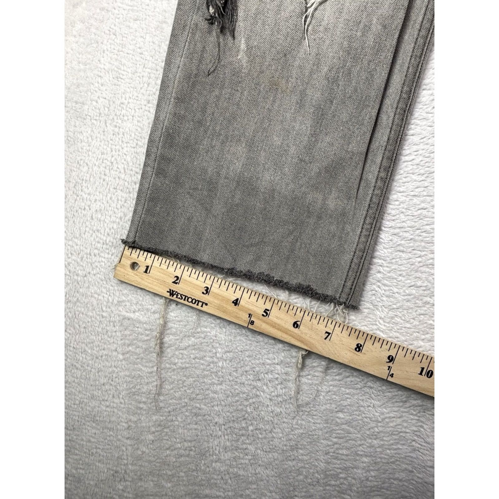 Levi's Levi's 511 Jeans Slim Straight Regular 34x24 Gray Distressed 5-Pocket Denim Boys? No—Men 34x32 Size US 34 / EU 50 - 5 Thumbnail