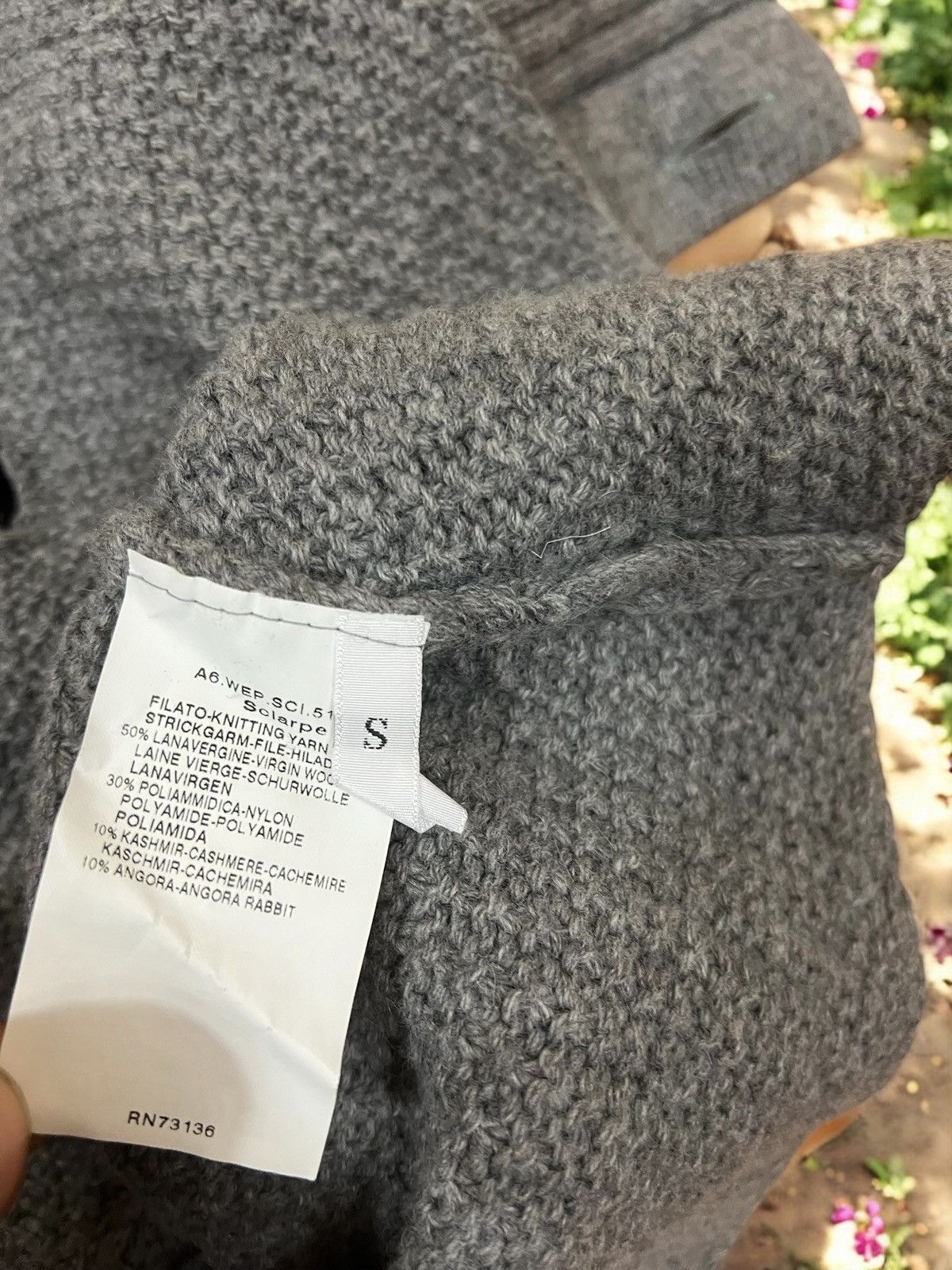 Weekend Max Mara Max Mara Weekend grey poncho size S wool blend Size S / US 4 / IT 40 - 6 Thumbnail