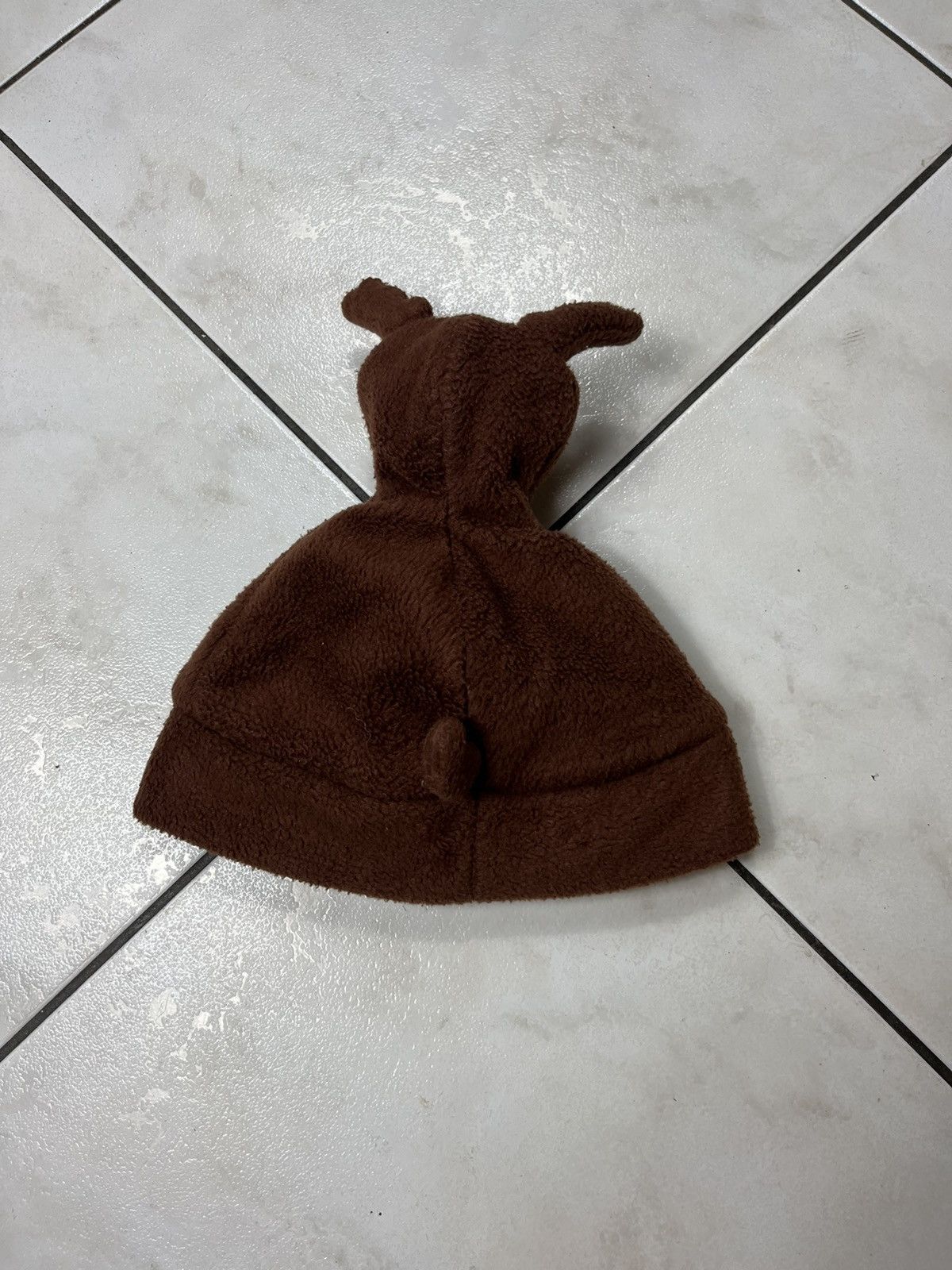 Gap × Vintage Vintage GAP 90s fleece animal hat sherpa reindeer funny Size ONE SIZE - 8 Thumbnail