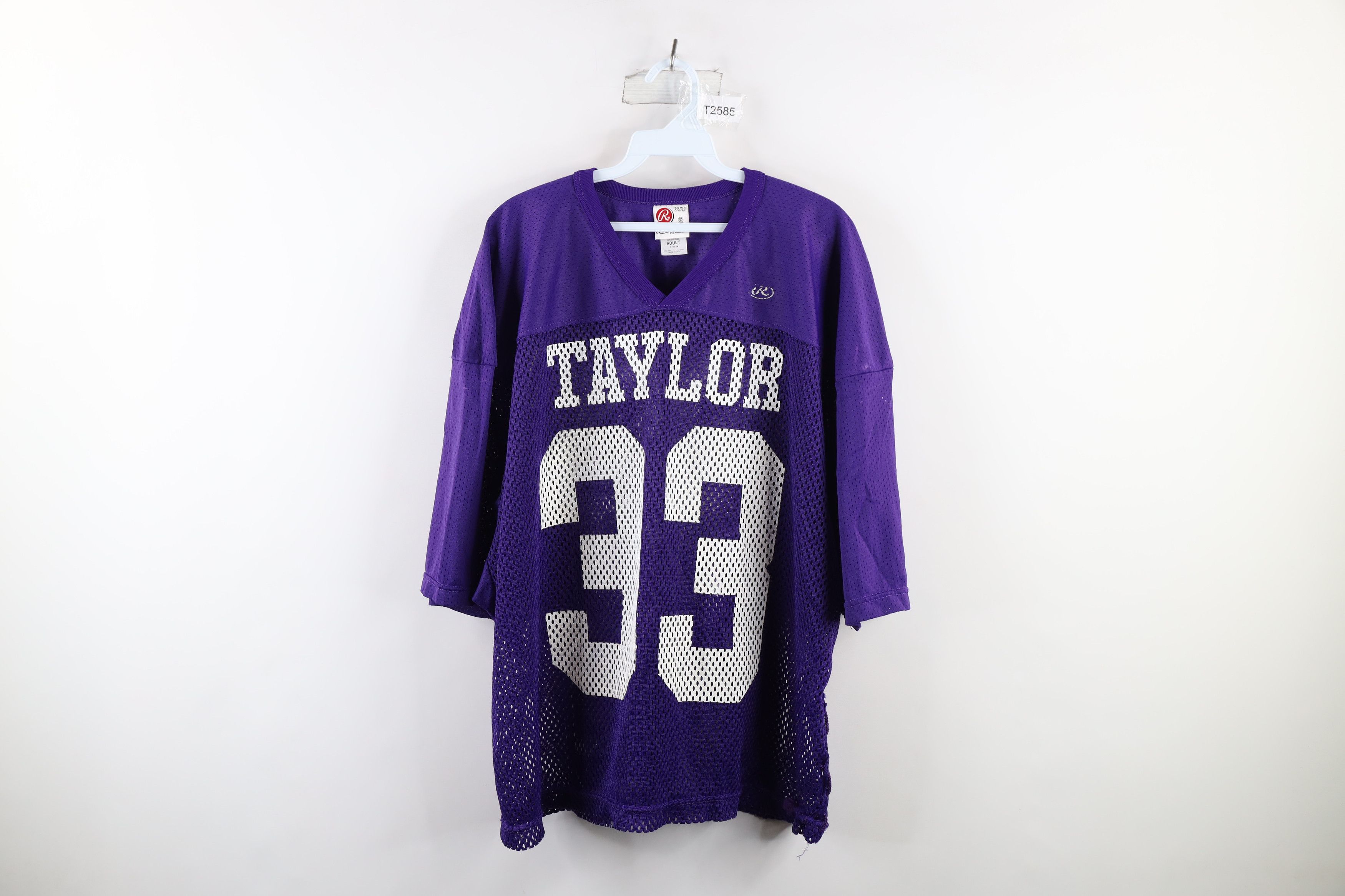 Vintage Vintage 90s Streetwear Cropped Mesh Football Jersey USA Size US XXL / EU 58 / 5 - 1 Thumbnail